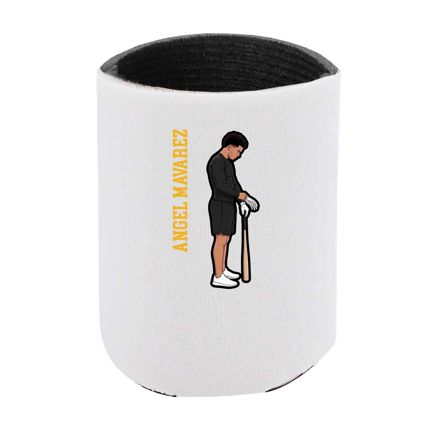 Can Holder — Name Vertical in White