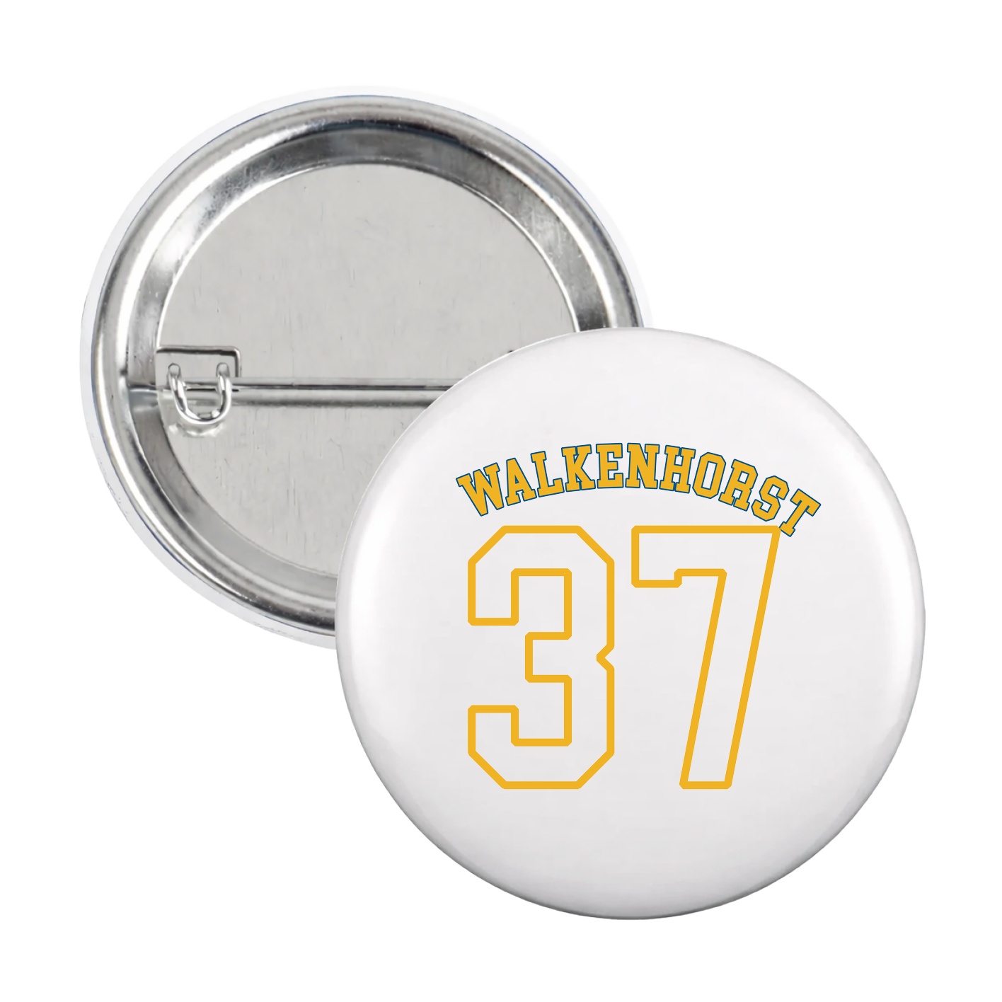 Game Day Button — Shirsey Arch in White