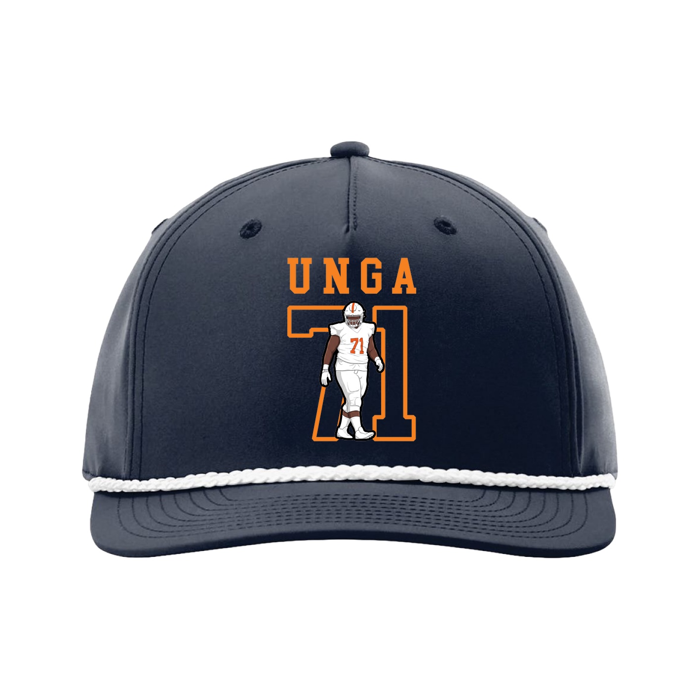 Five-Panel Classic Rope Cap — Shirsey in Navy