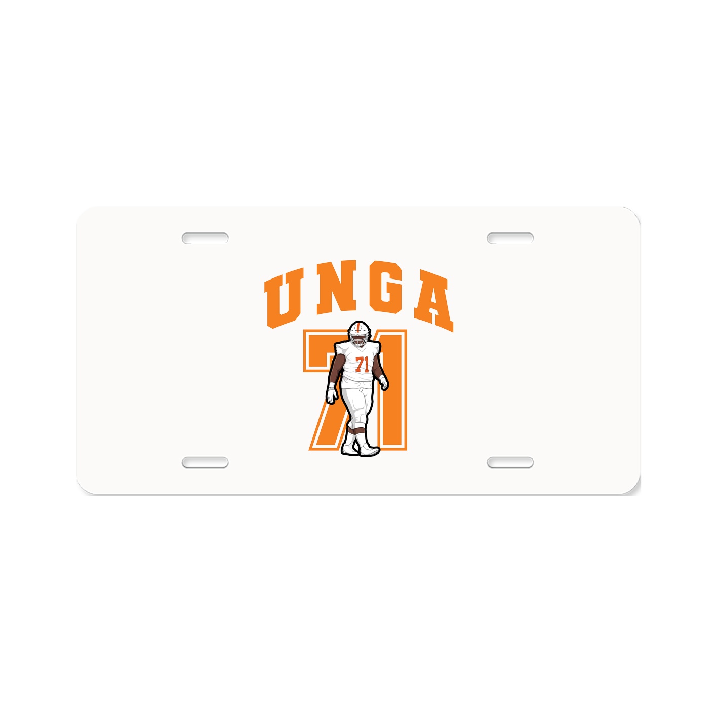 License Plate — Number in Classic