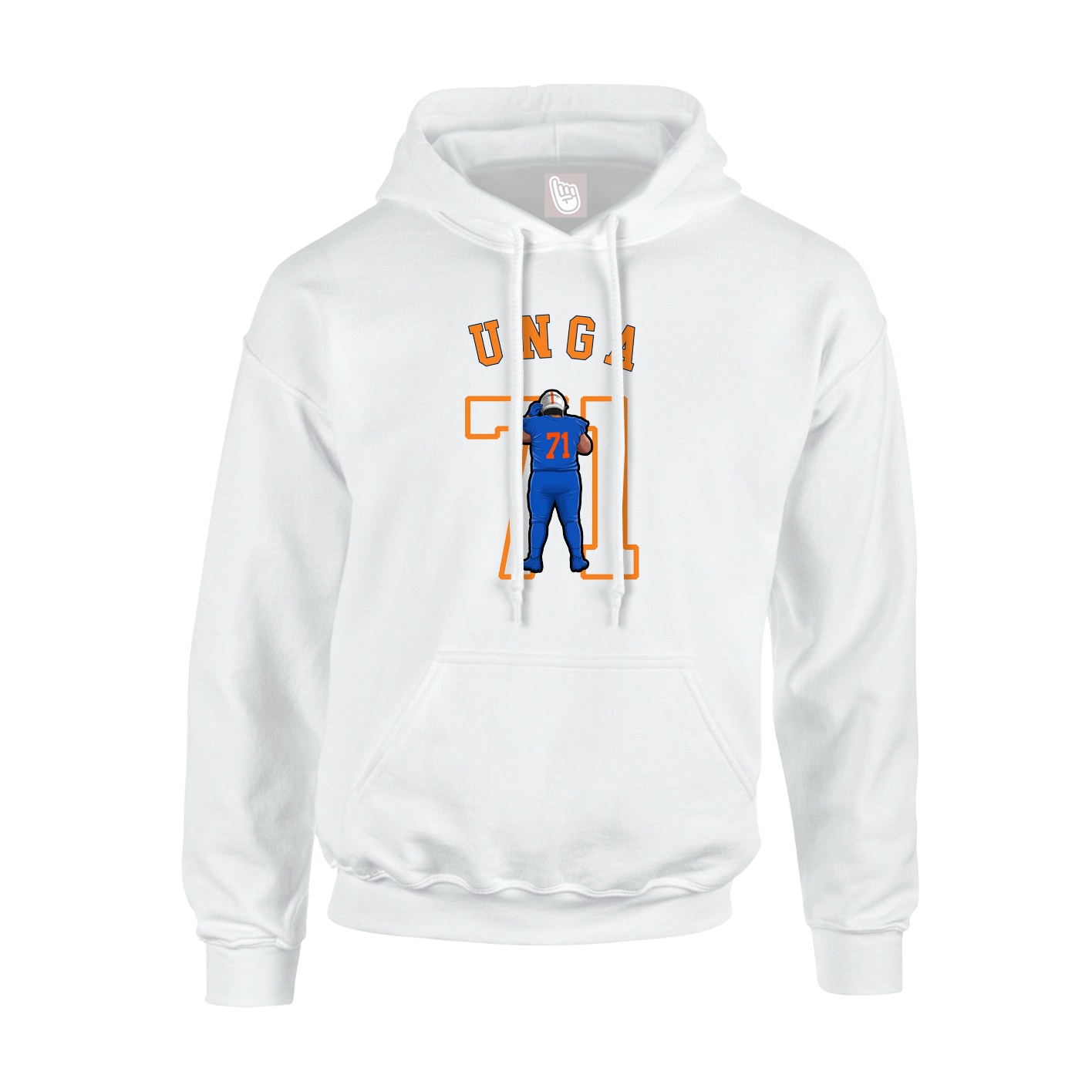 Youth Hoodie — Shirsey Arch in White