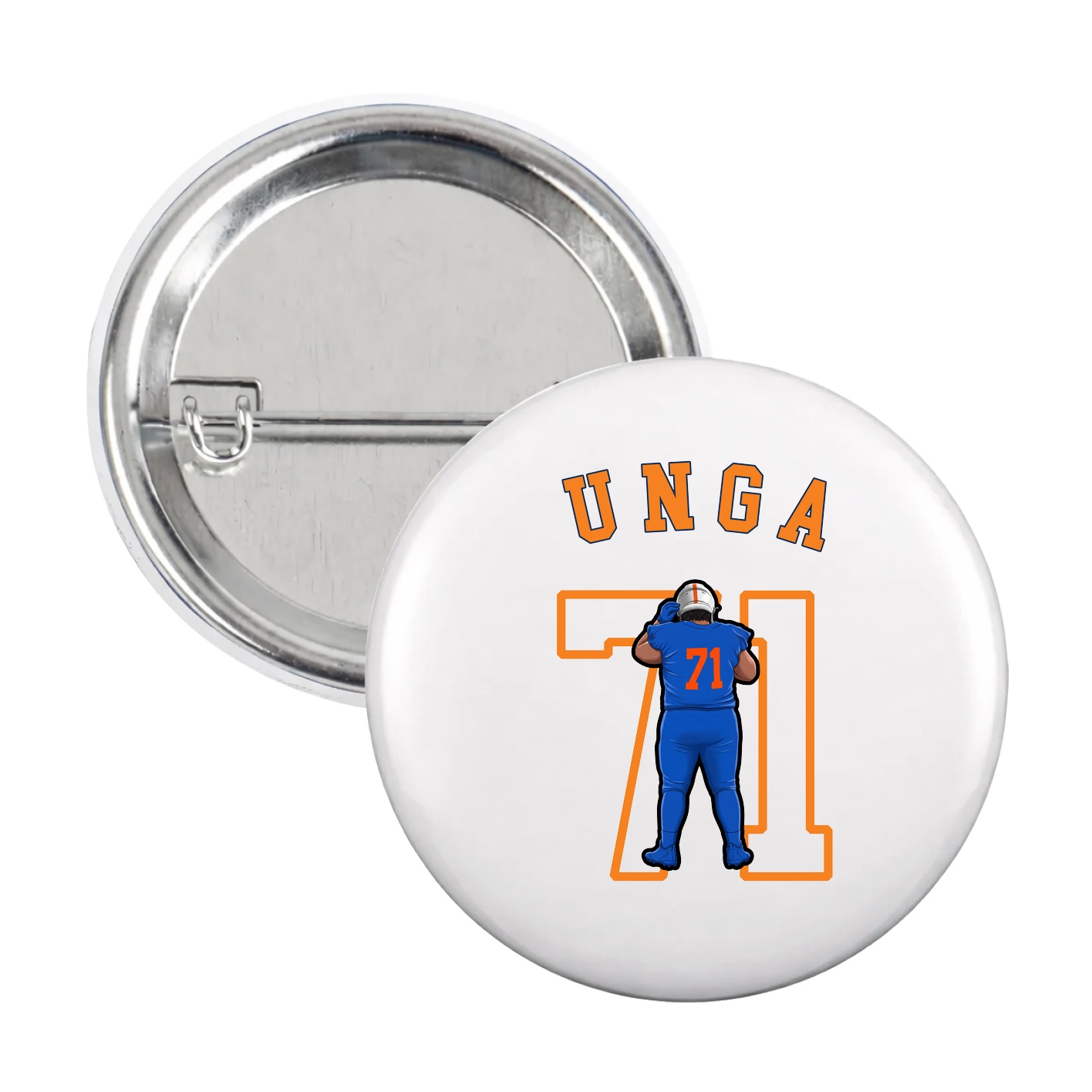 Game Day Button — Shirsey Arch in White
