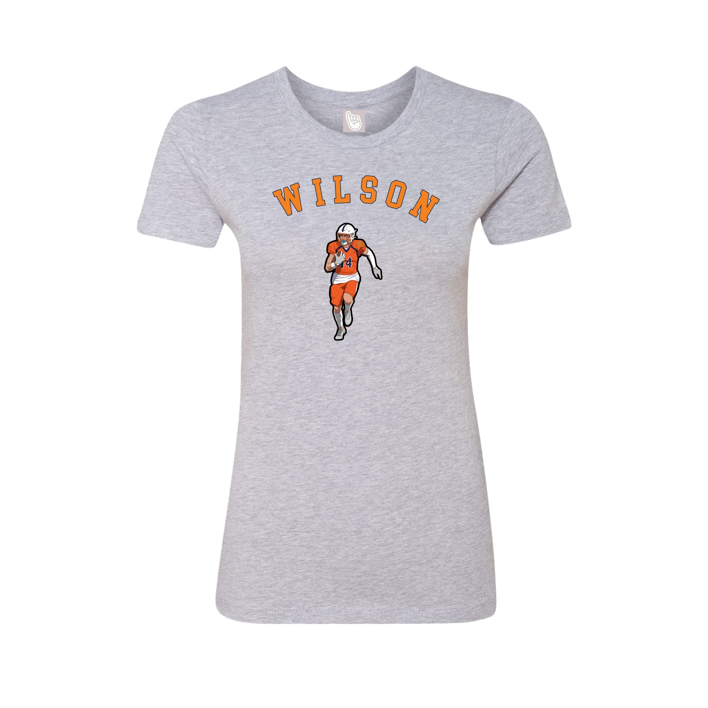 Fitted Women's Tee — Shirsey Arch in Grey