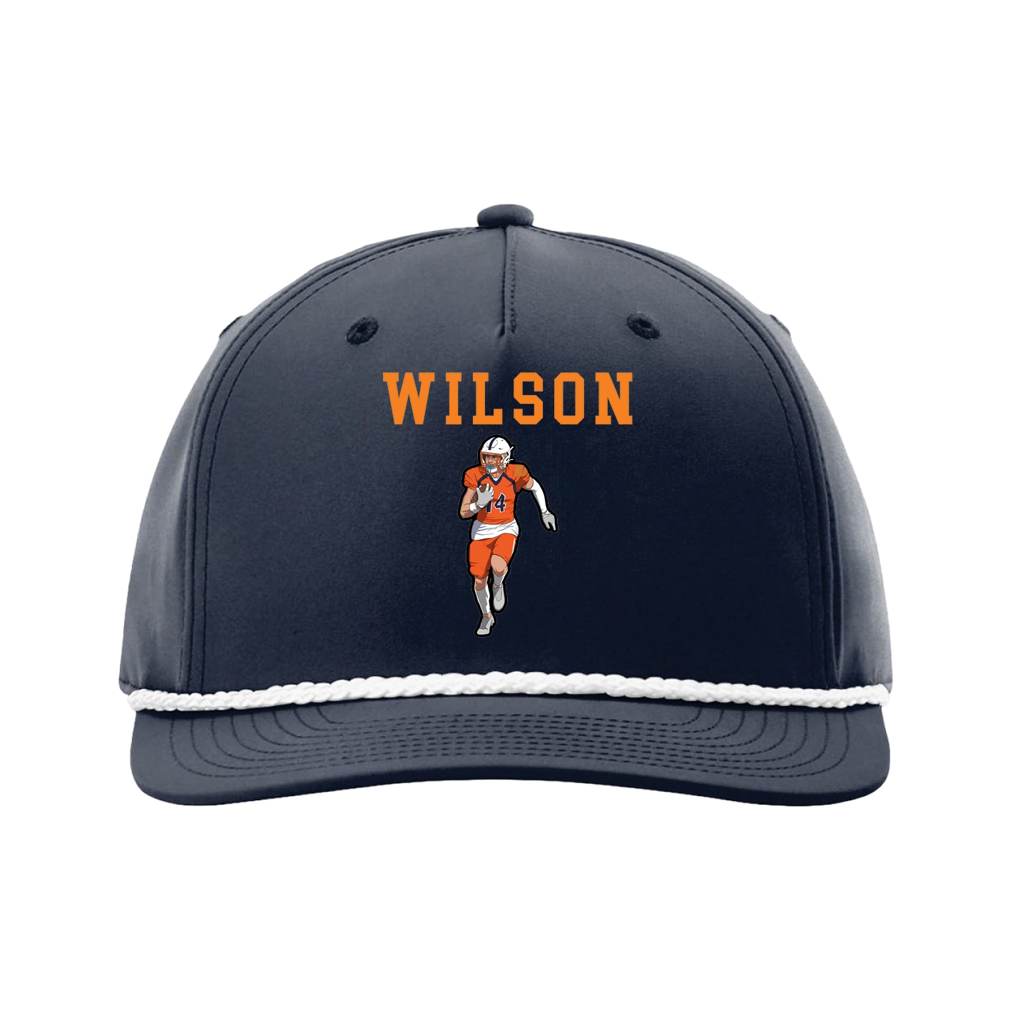 Five-Panel Classic Rope Cap — Shirsey in Navy