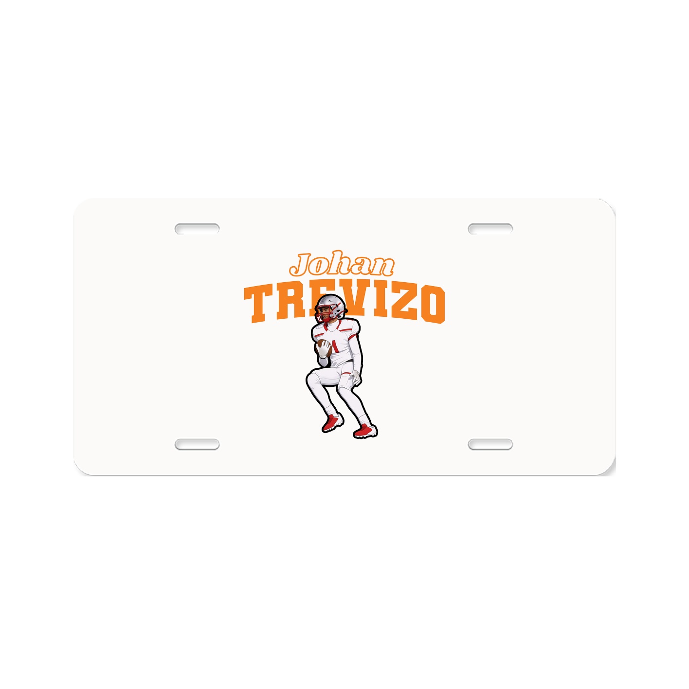 License Plate — Name Arch in Classic
