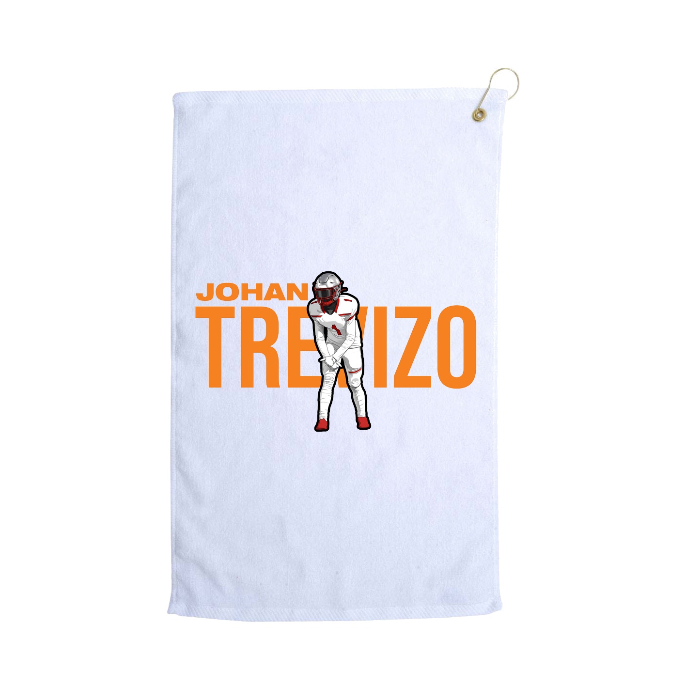 Golf Towel — Player Name in White