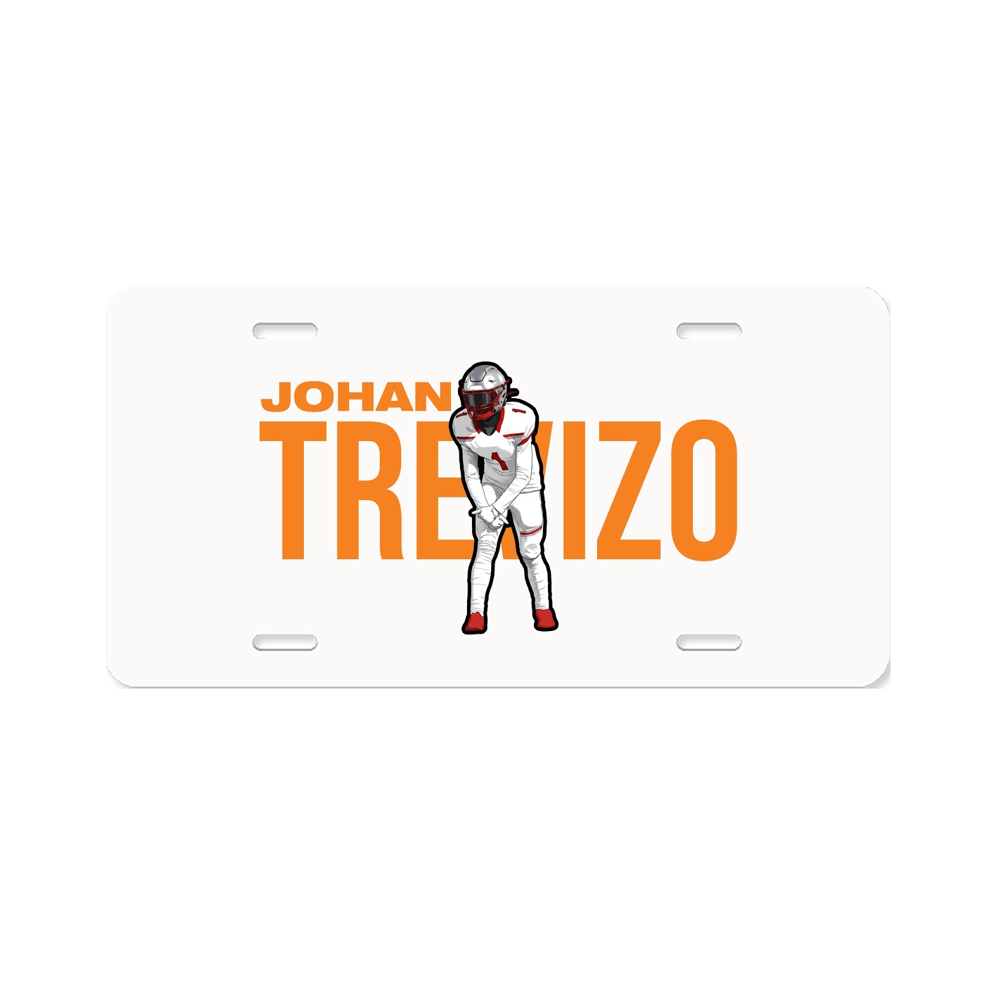 License Plate — Player Name in Classic