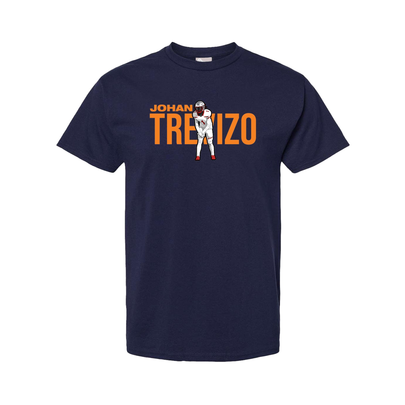Tee — Player Name in Navy