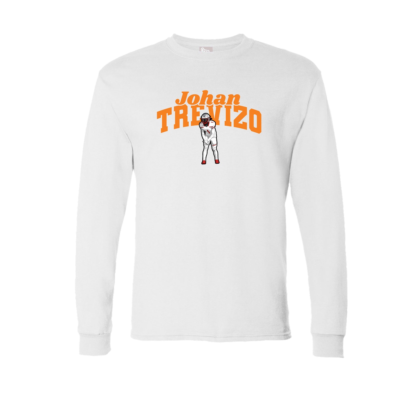 Long Sleeve Tee — Signature Arch in White