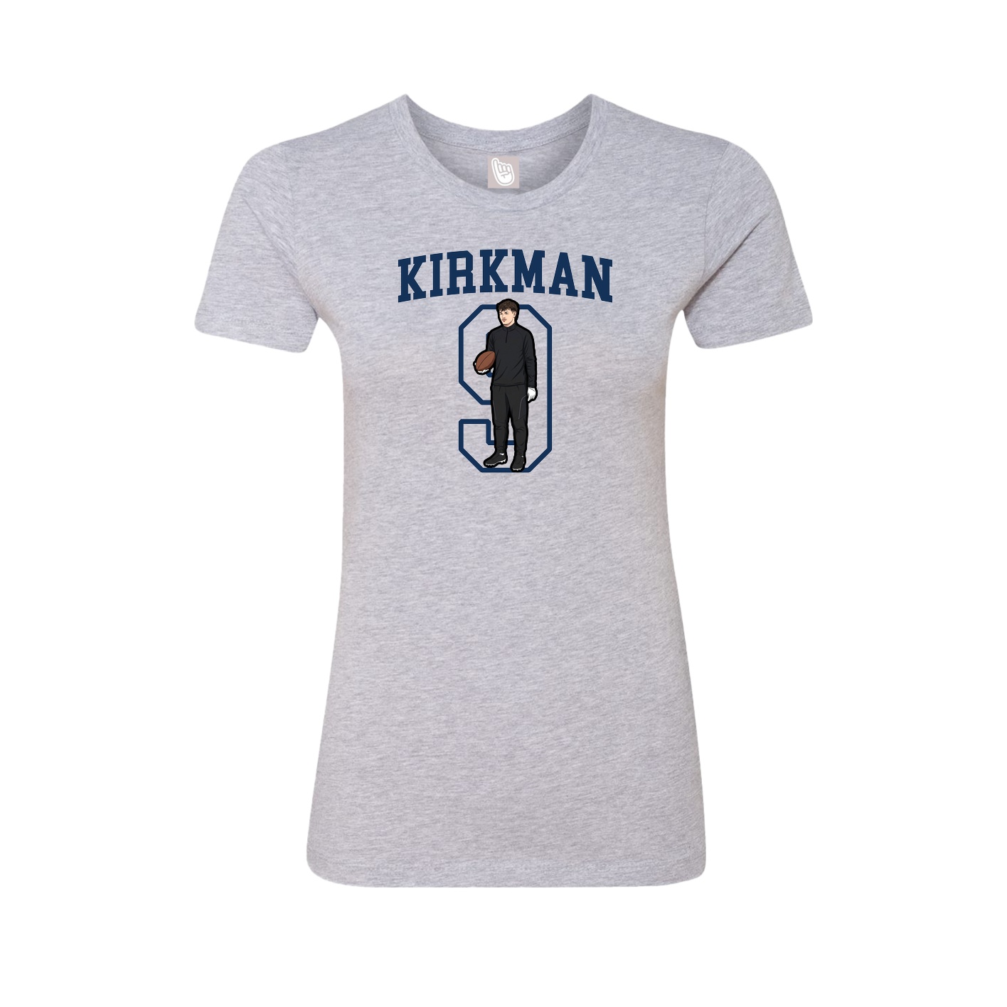 Fitted Women's Tee — Shirsey in Grey