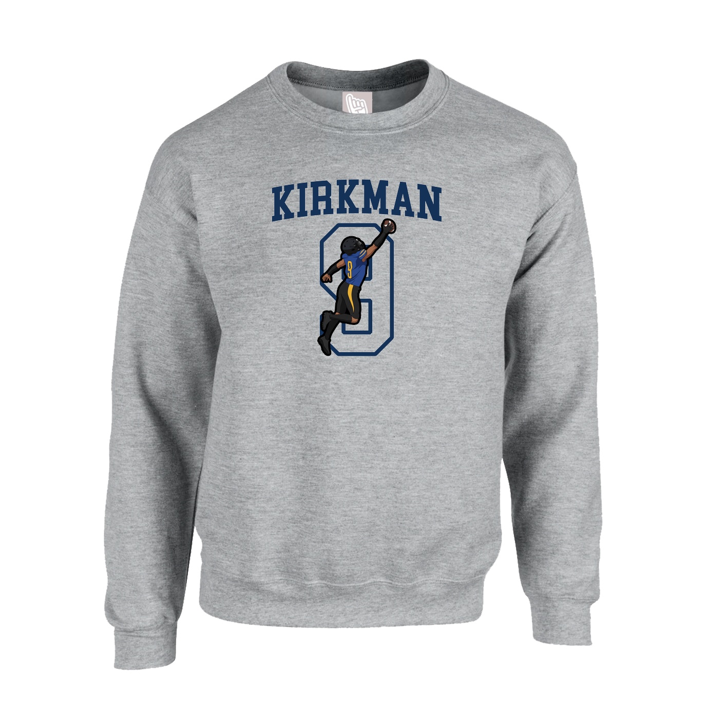 Fleece Crew — Shirsey in Grey