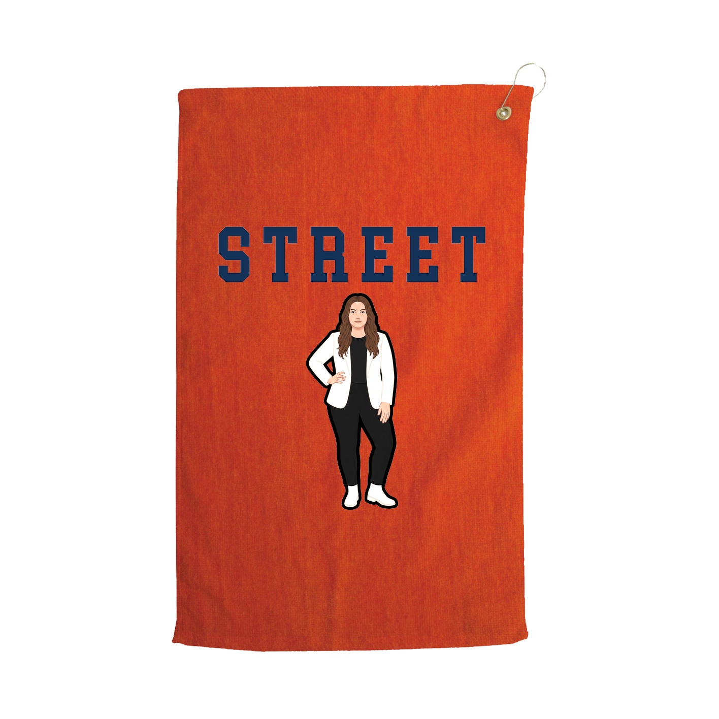 Golf Towel — Shirsey in Orange