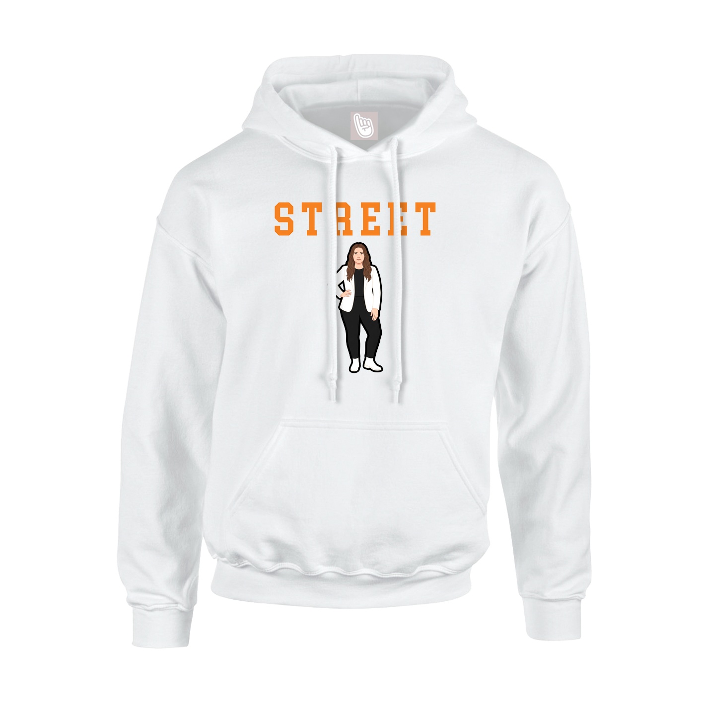 Youth Hoodie — Shirsey in White