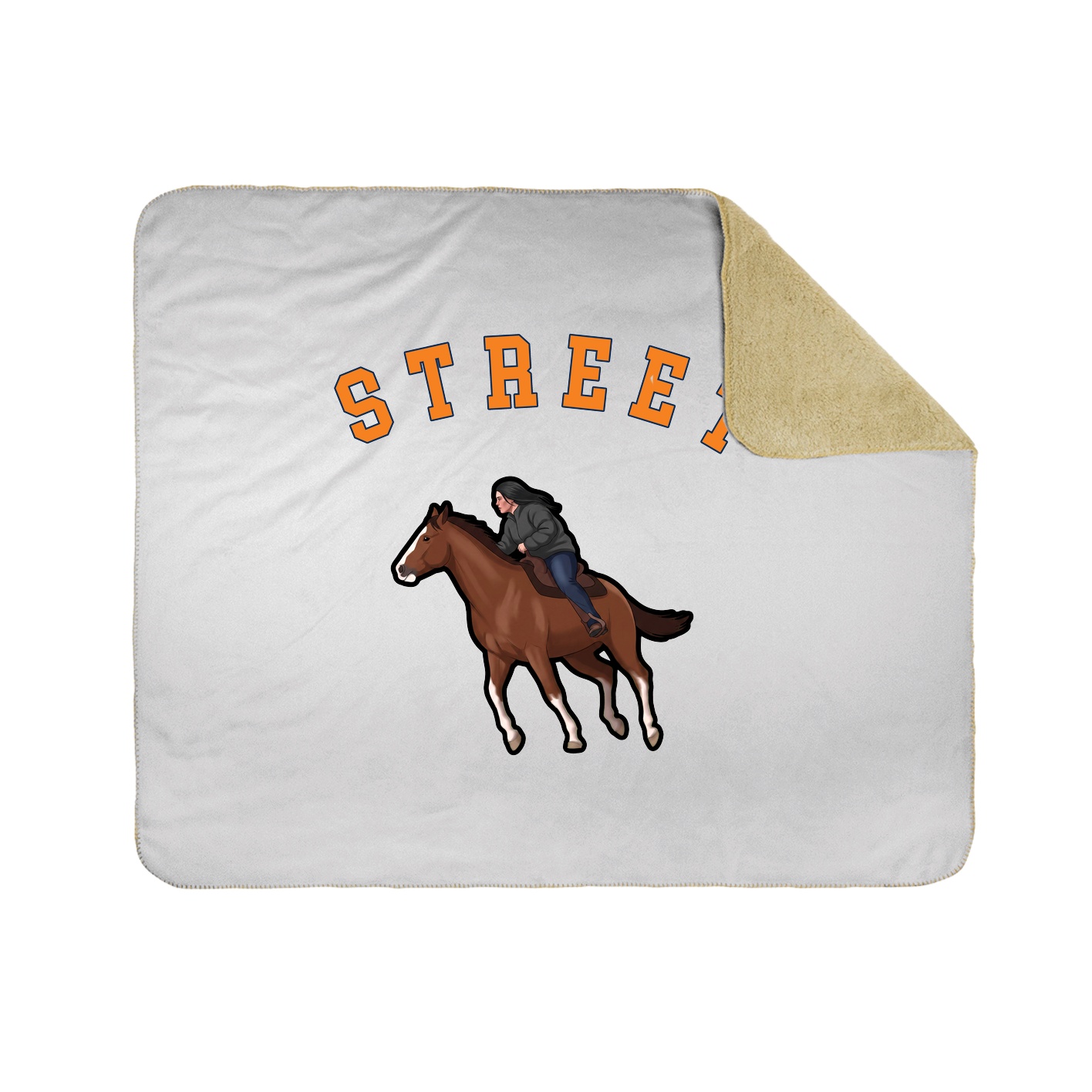 Throw Blanket — Shirsey Arch in White