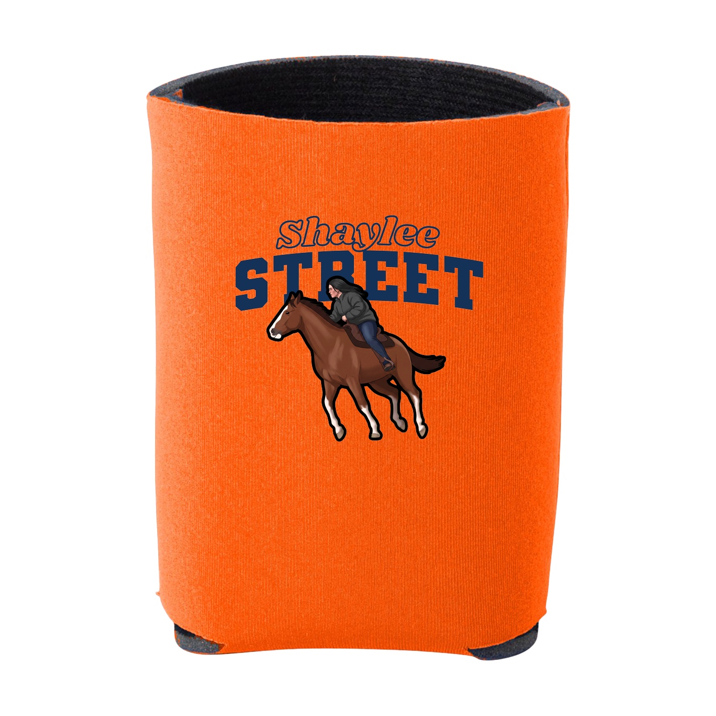 Can Holder — Name Arch in Orange