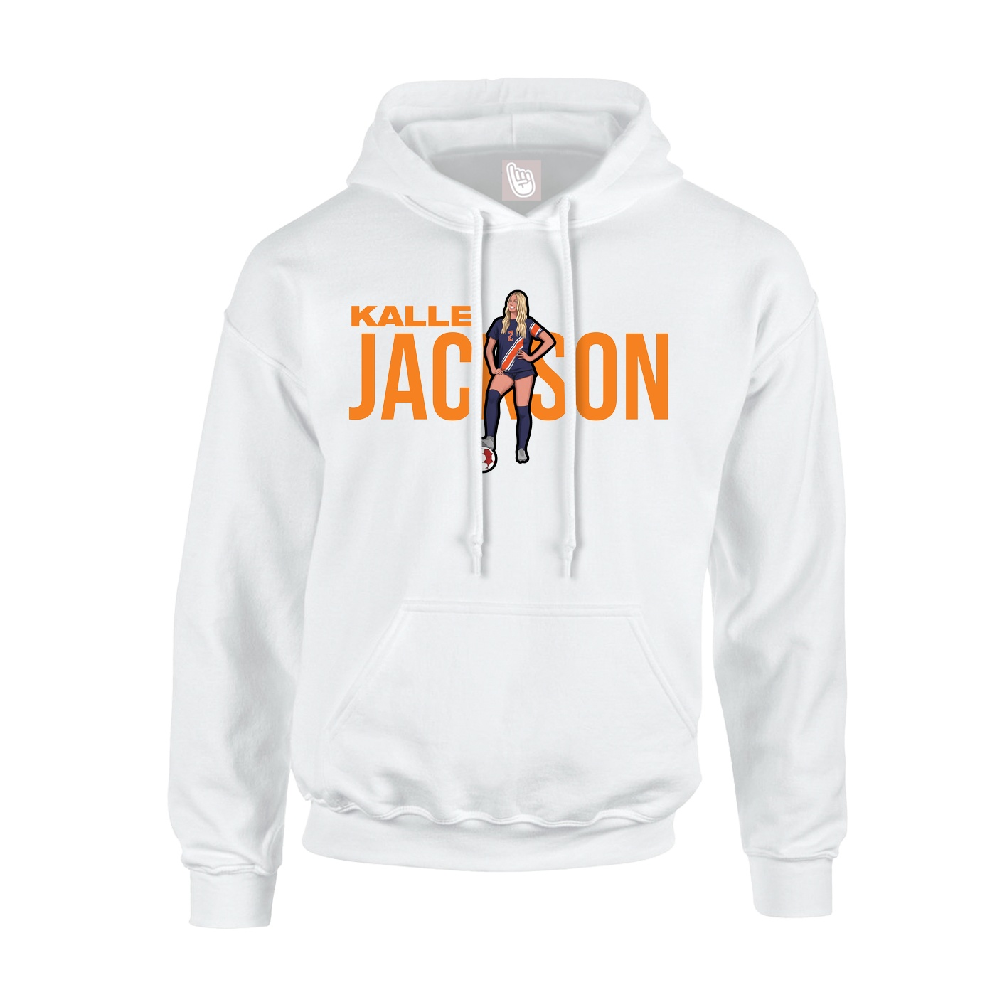 Hoodie — Player Name in White