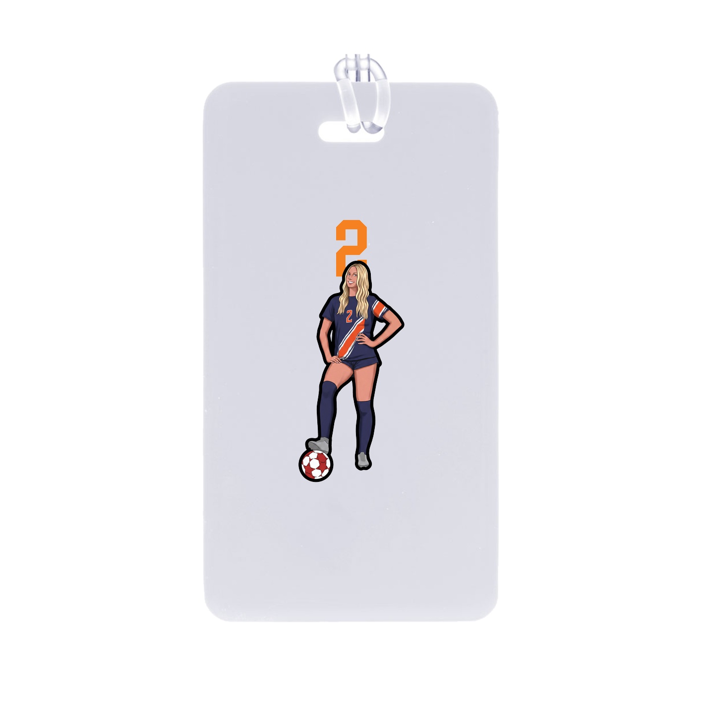Bag Tag — Number Top in Classic