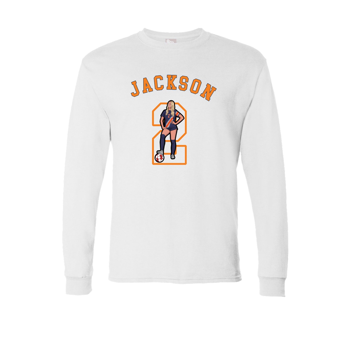 Long Sleeve Tee — Shirsey Arch in White