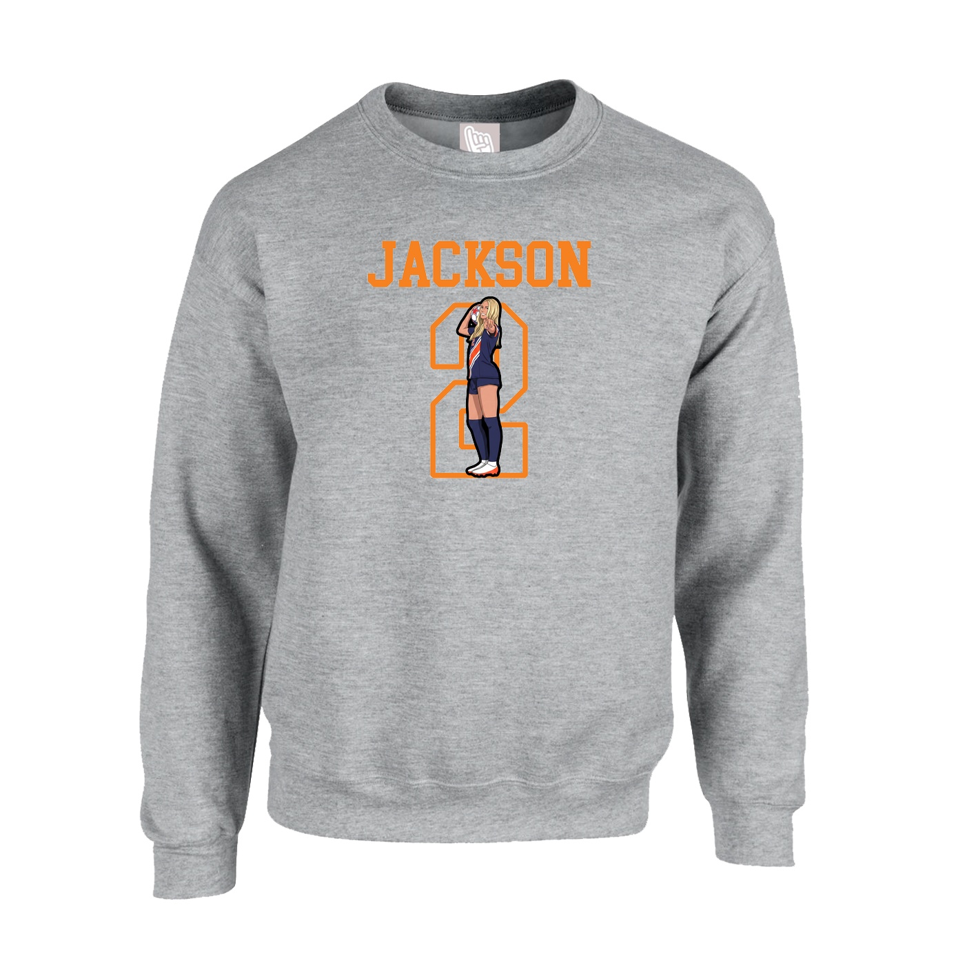 Fleece Crew — Shirsey in Grey