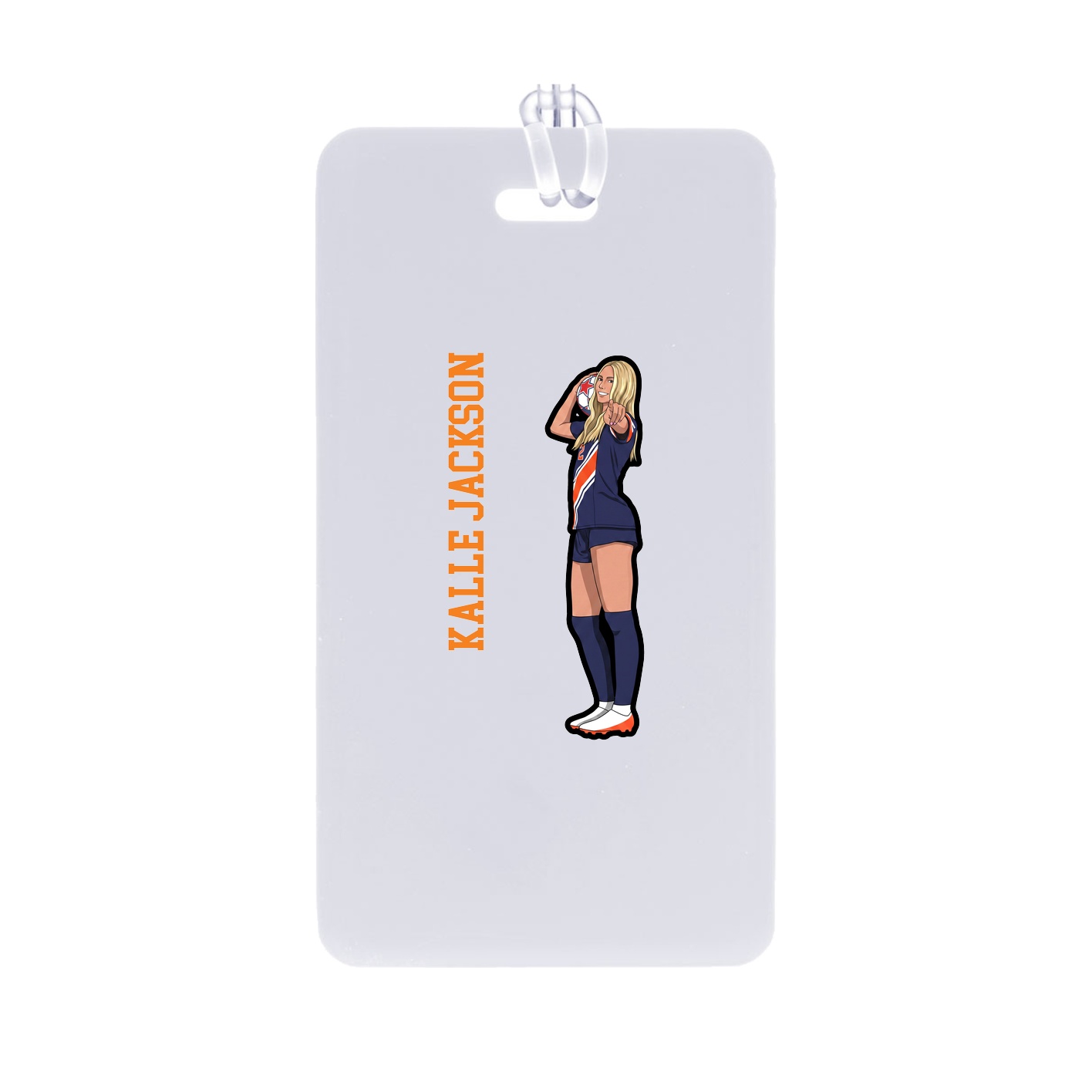 Bag Tag — Name Vertical in Classic