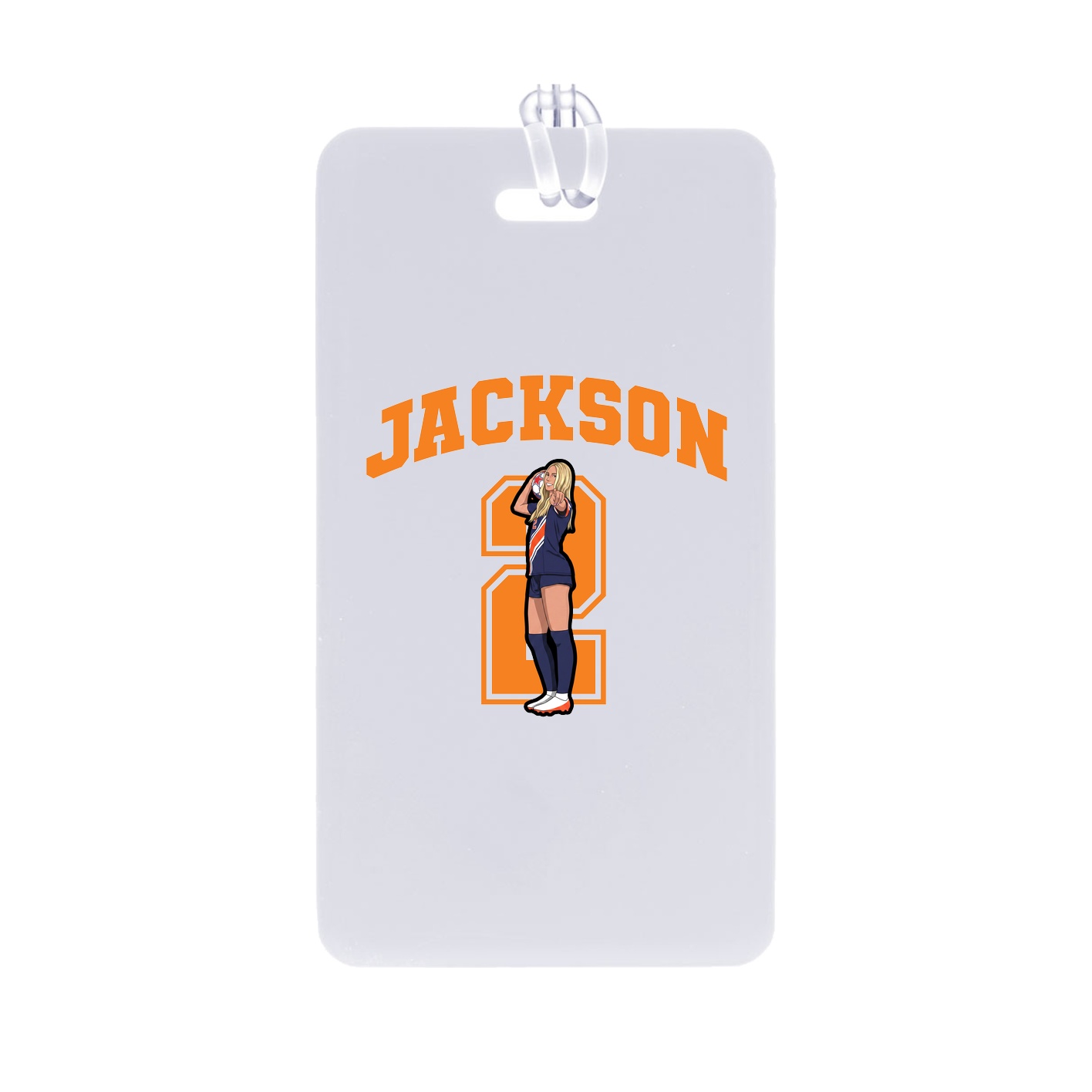 Bag Tag — Number in Classic