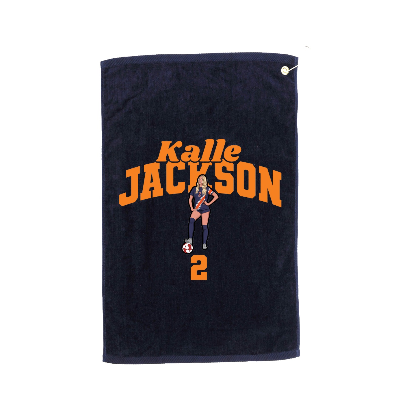 Golf Towel — Signature Arch in Navy