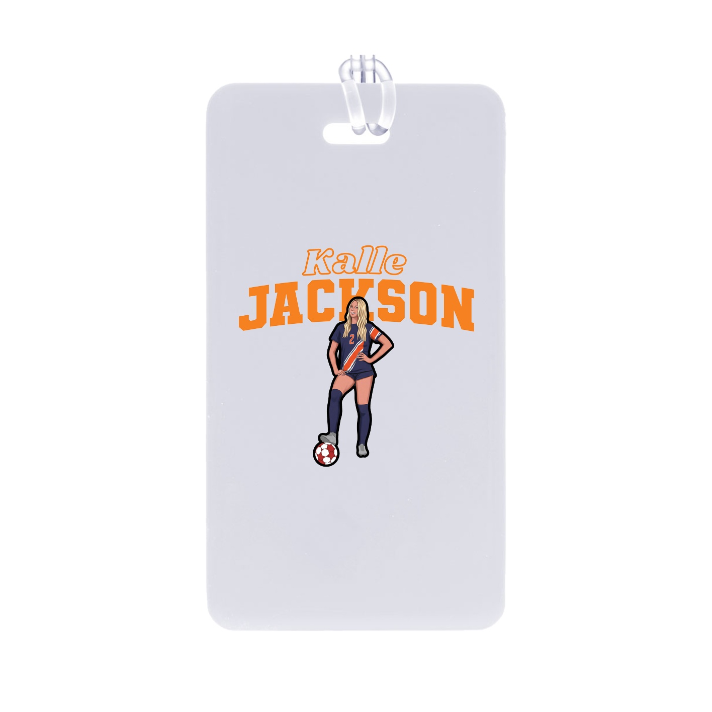 Bag Tag — Name Arch in Classic