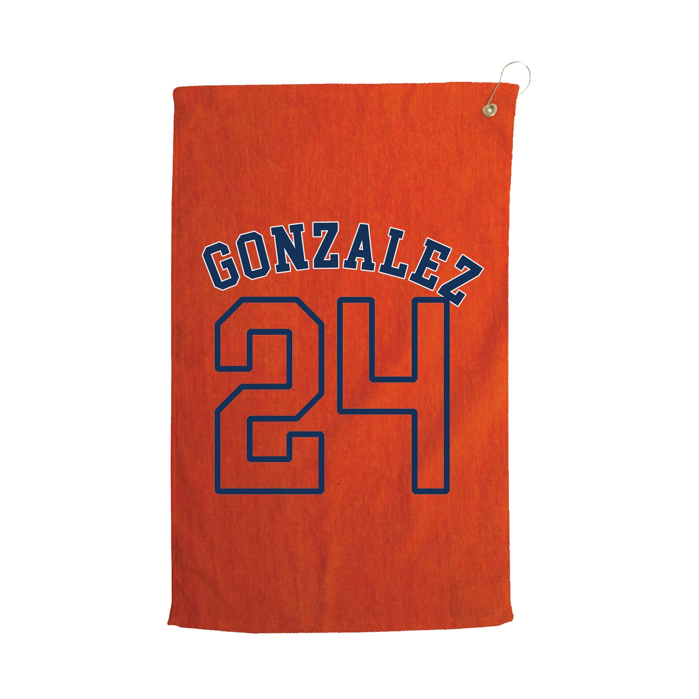 Golf Towel — Shirsey Arch in Orange