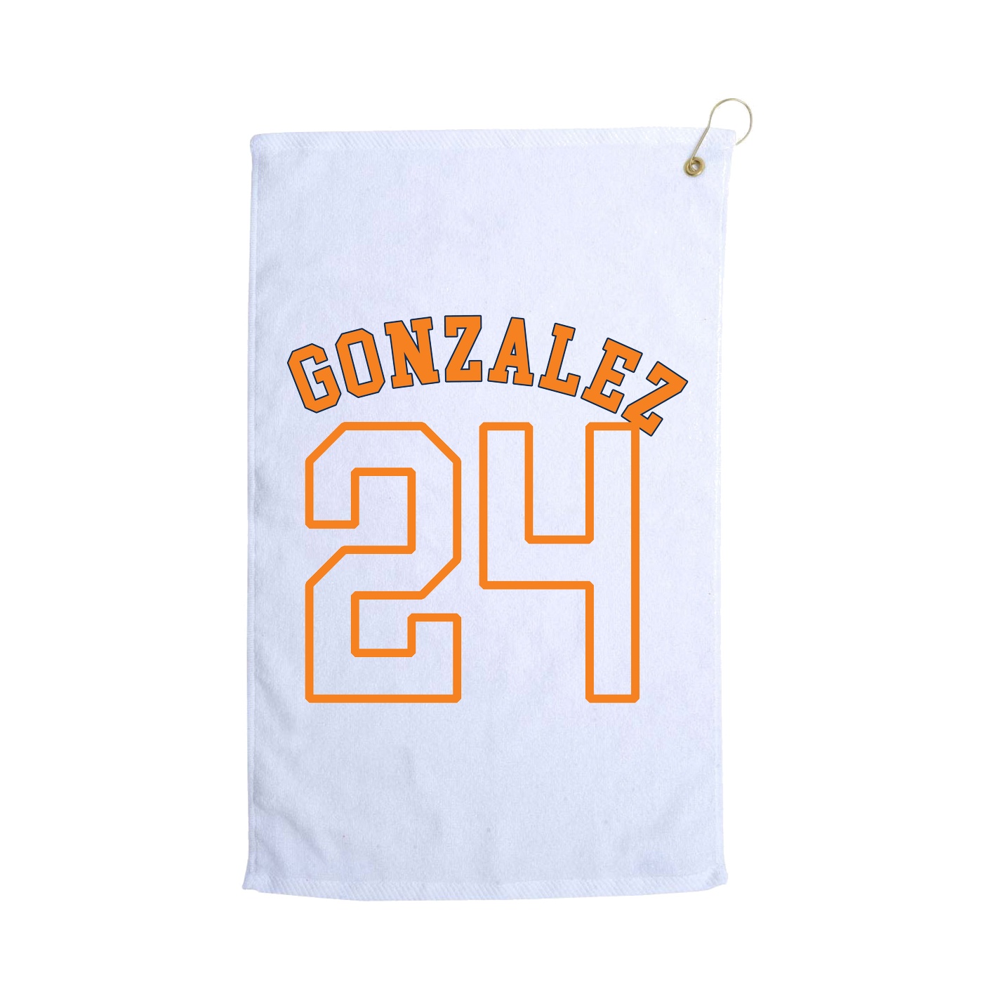 Golf Towel — Shirsey Arch in White