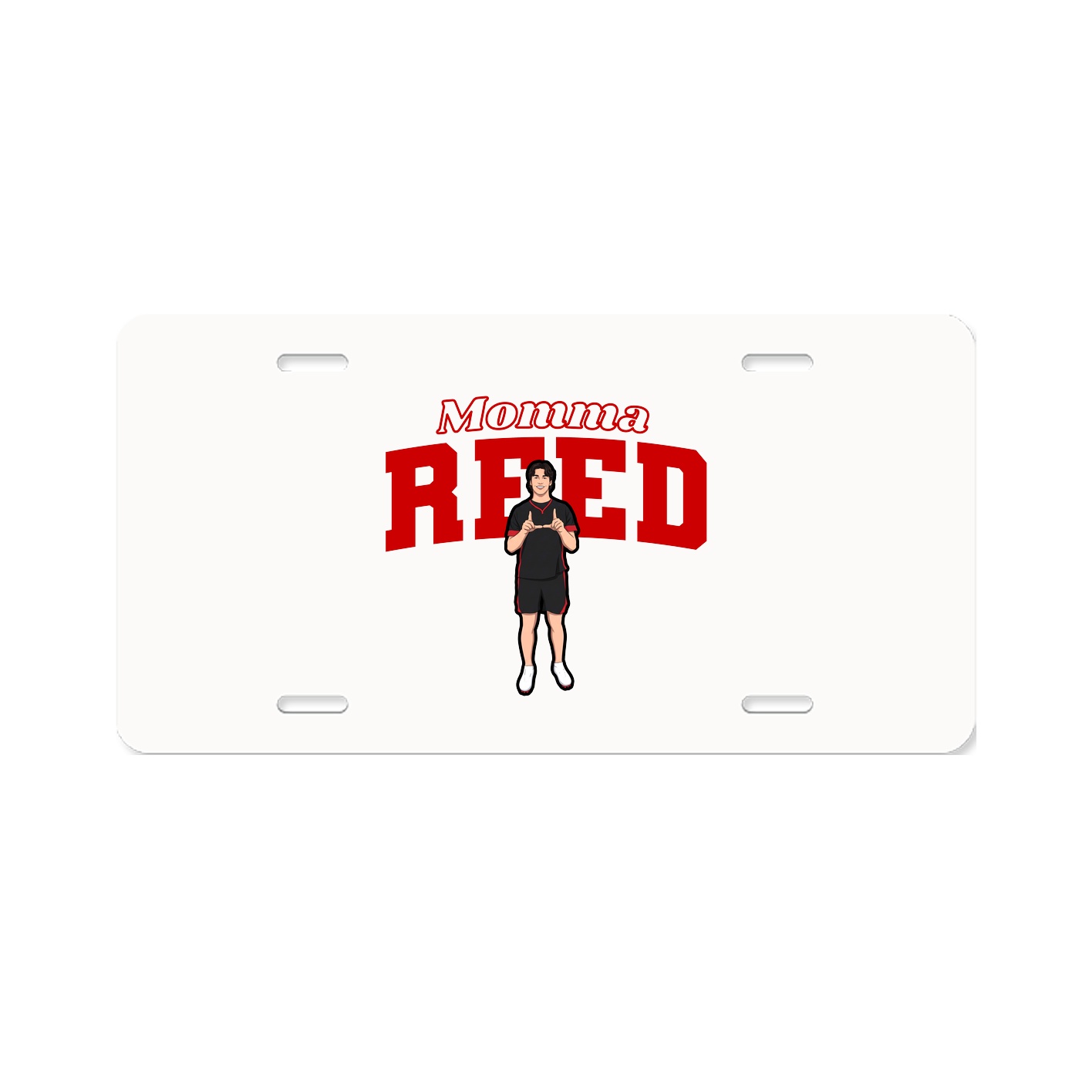 License Plate — Mothers Day Block in Classic