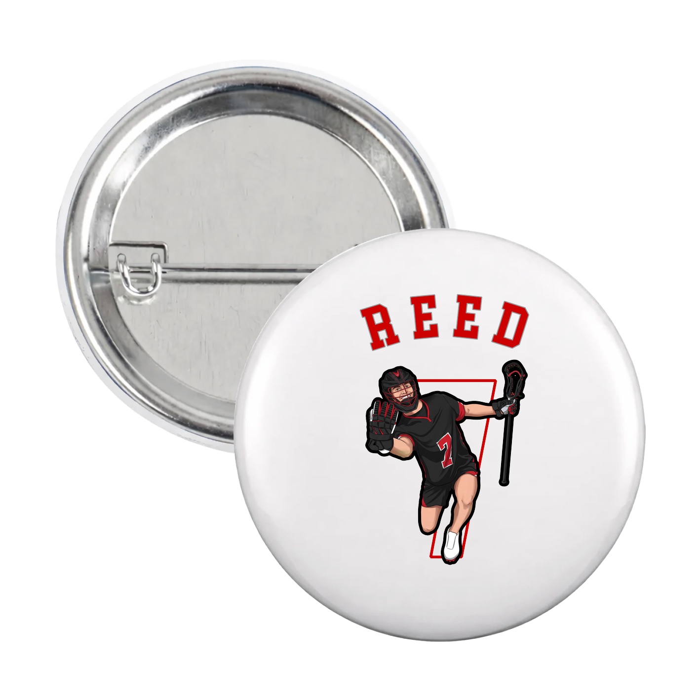 Game Day Button — Shirsey Arch in White