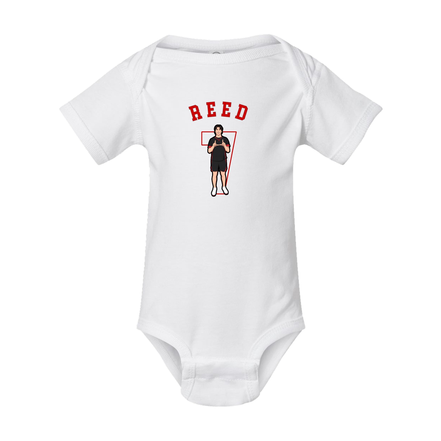 Baby Onesie — Shirsey Arch in White