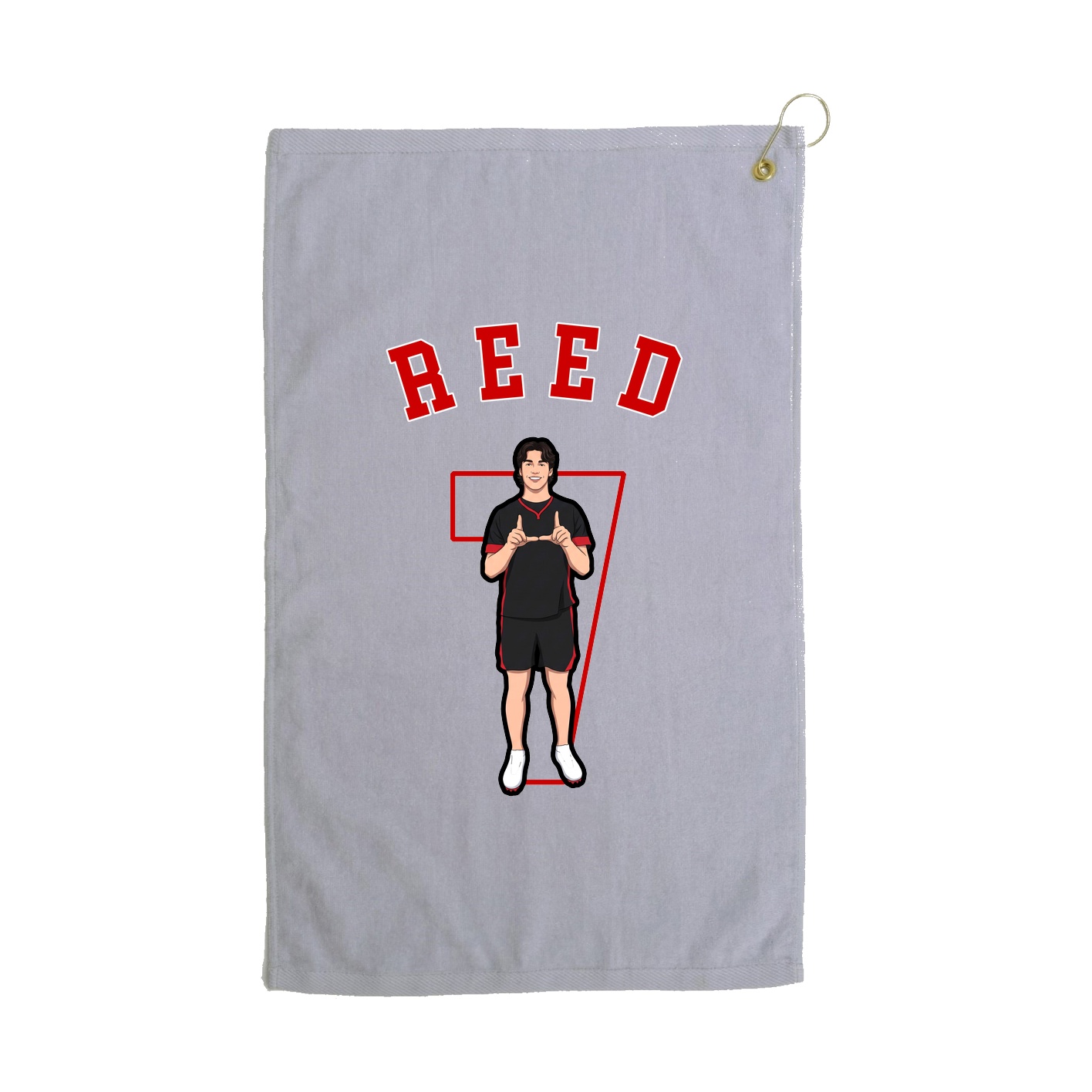 Golf Towel — Shirsey Arch in Grey