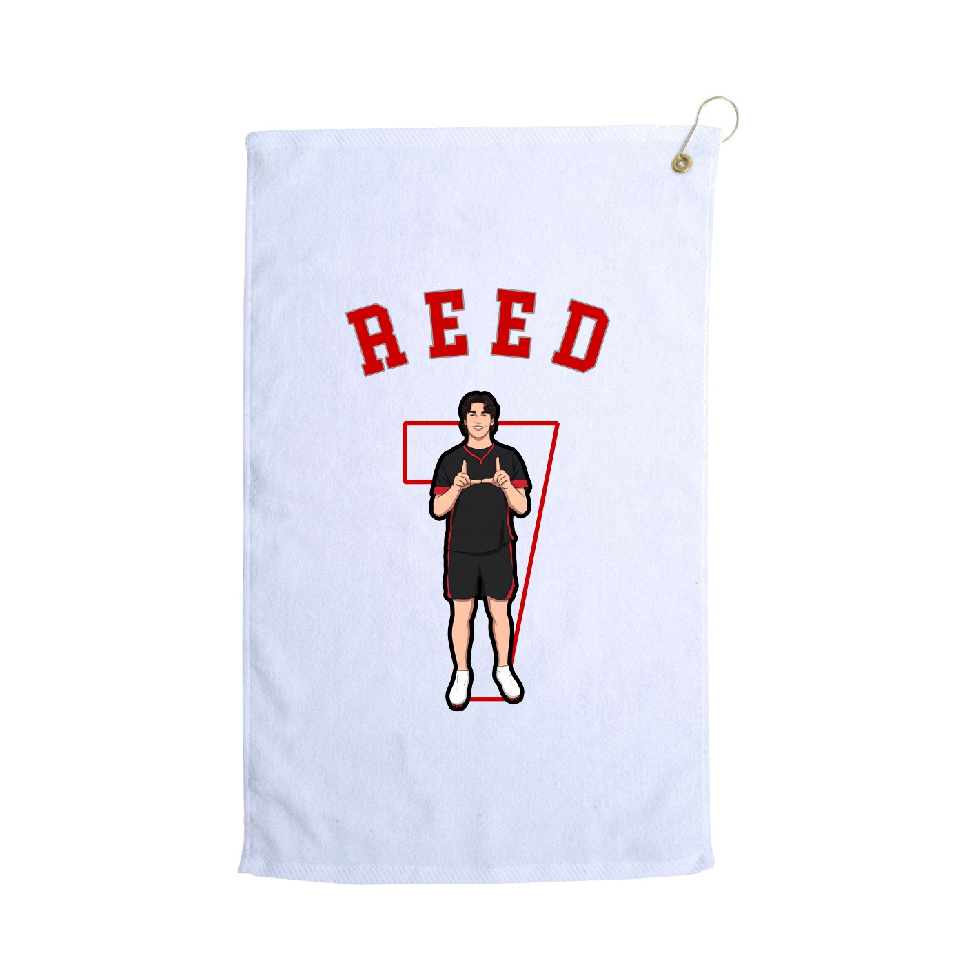 Golf Towel — Shirsey Arch in White