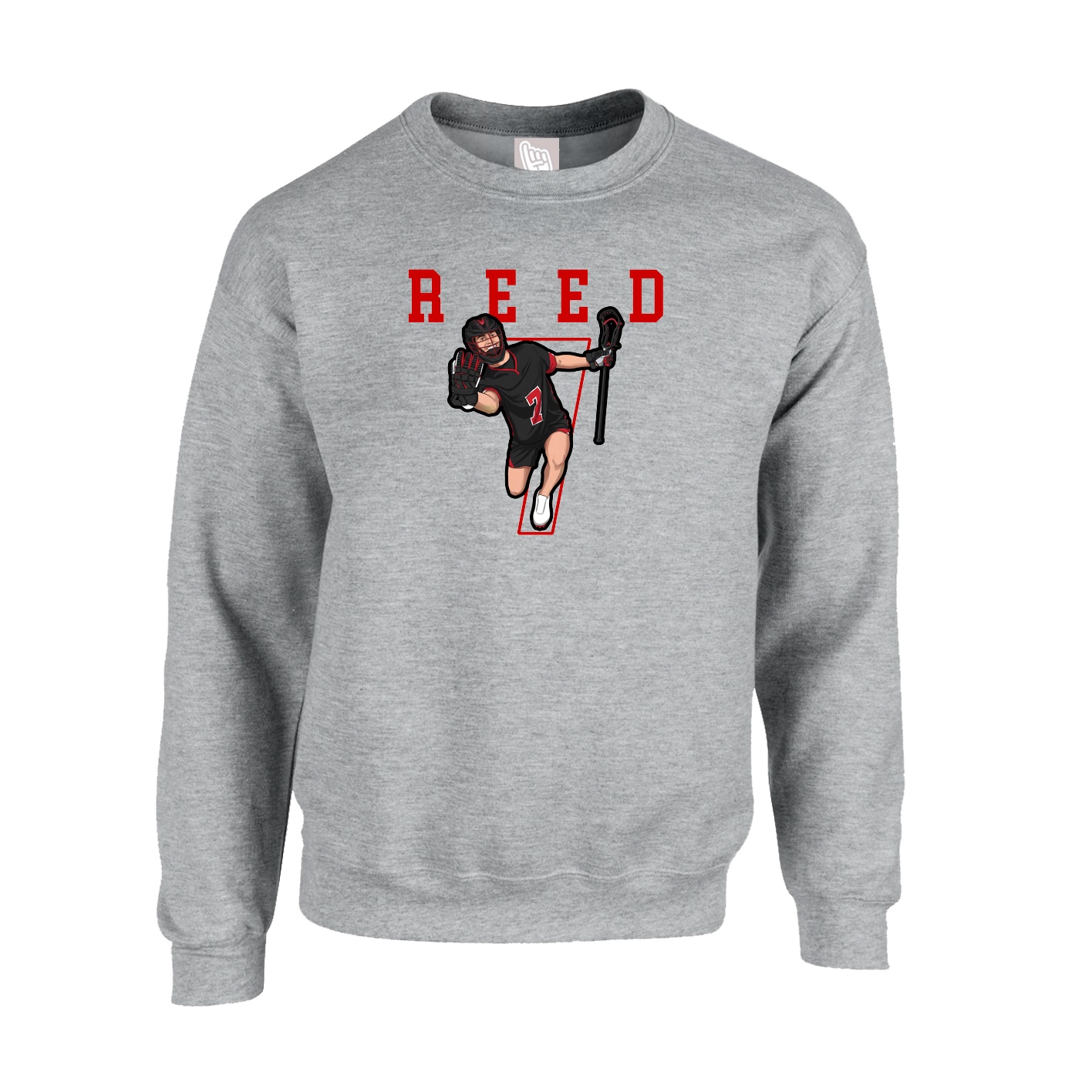 Fleece Crew — Shirsey in Grey