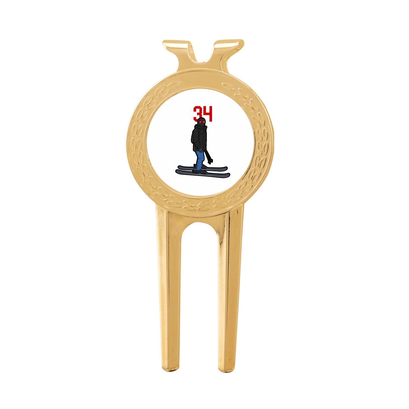 Divot Tool with Ball Marker — Number Top in Classic