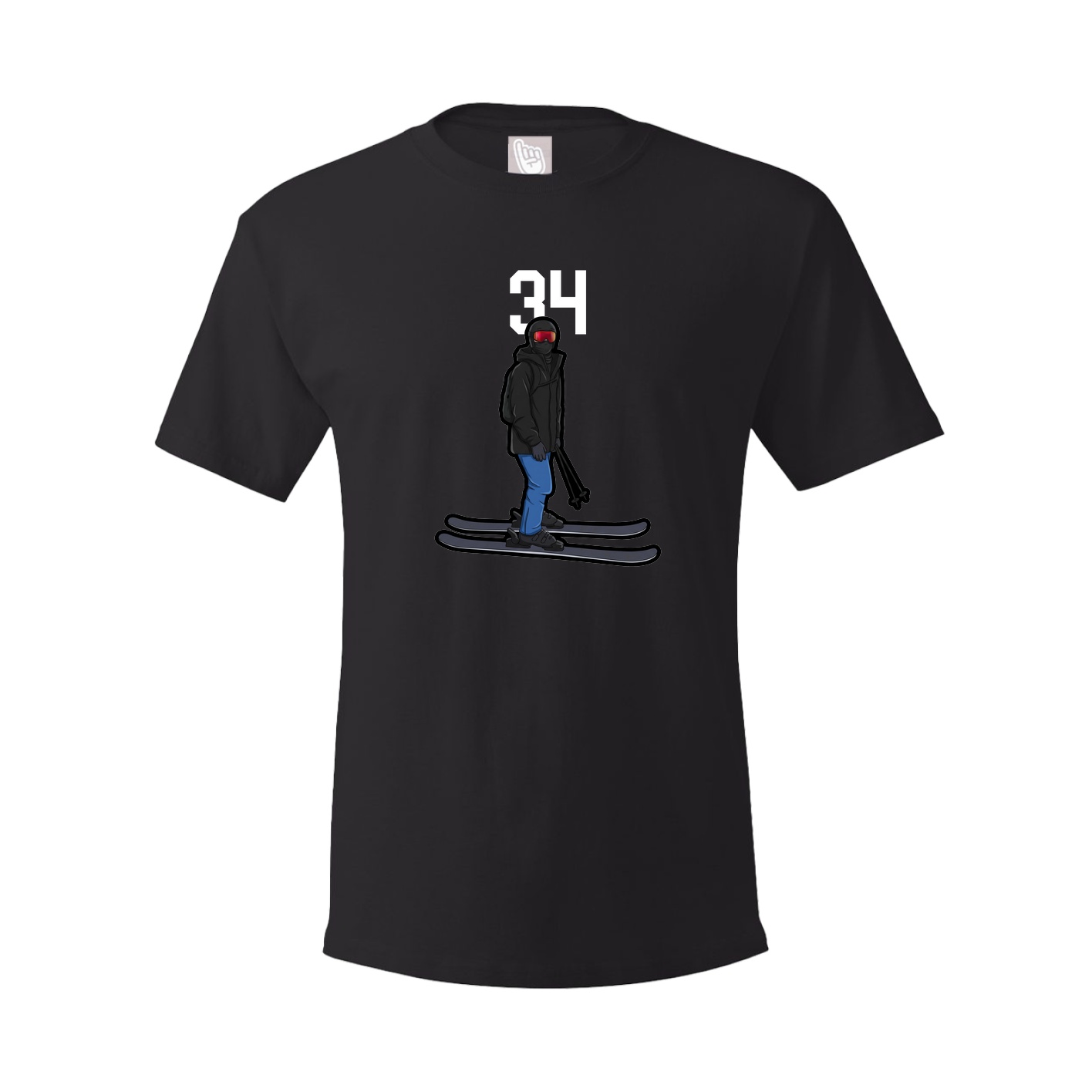 Tee — Number Top in Black
