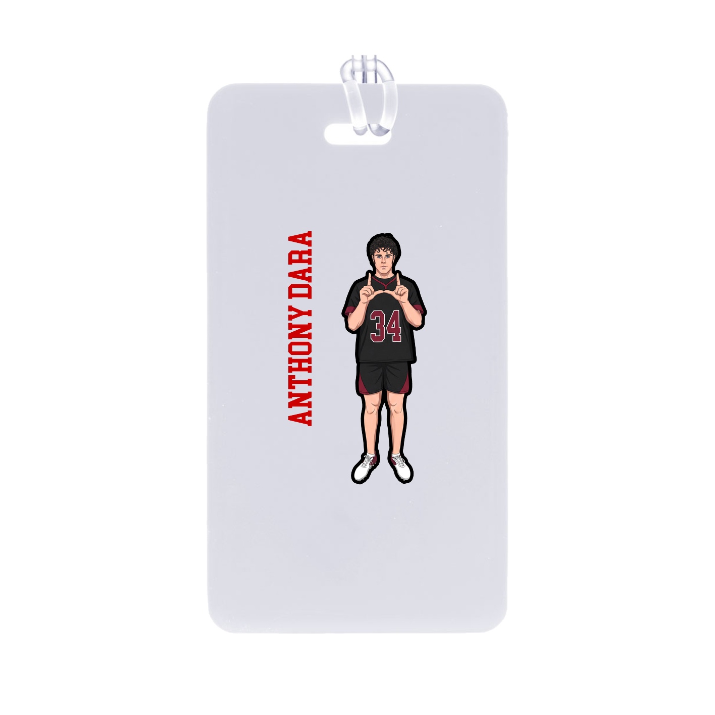 Bag Tag — Name Vertical in Classic
