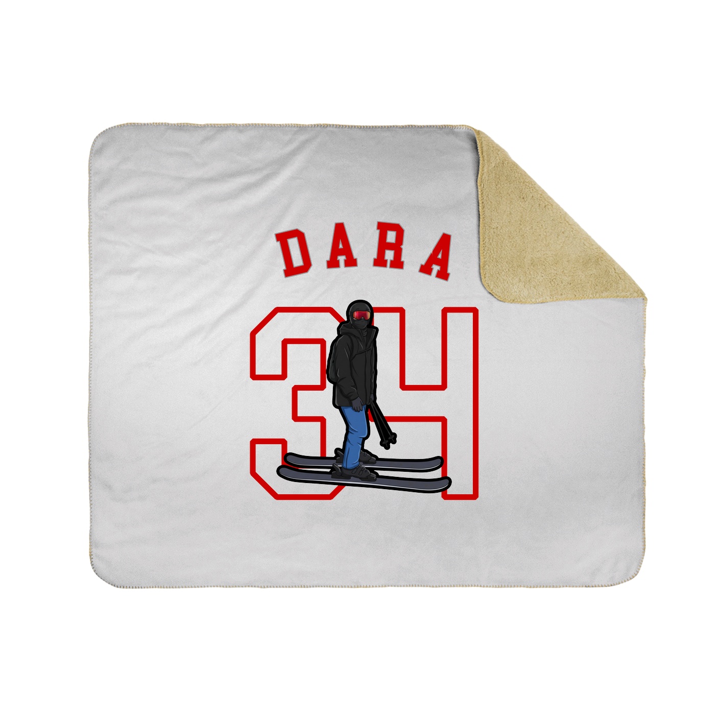Throw Blanket — Shirsey Arch in White