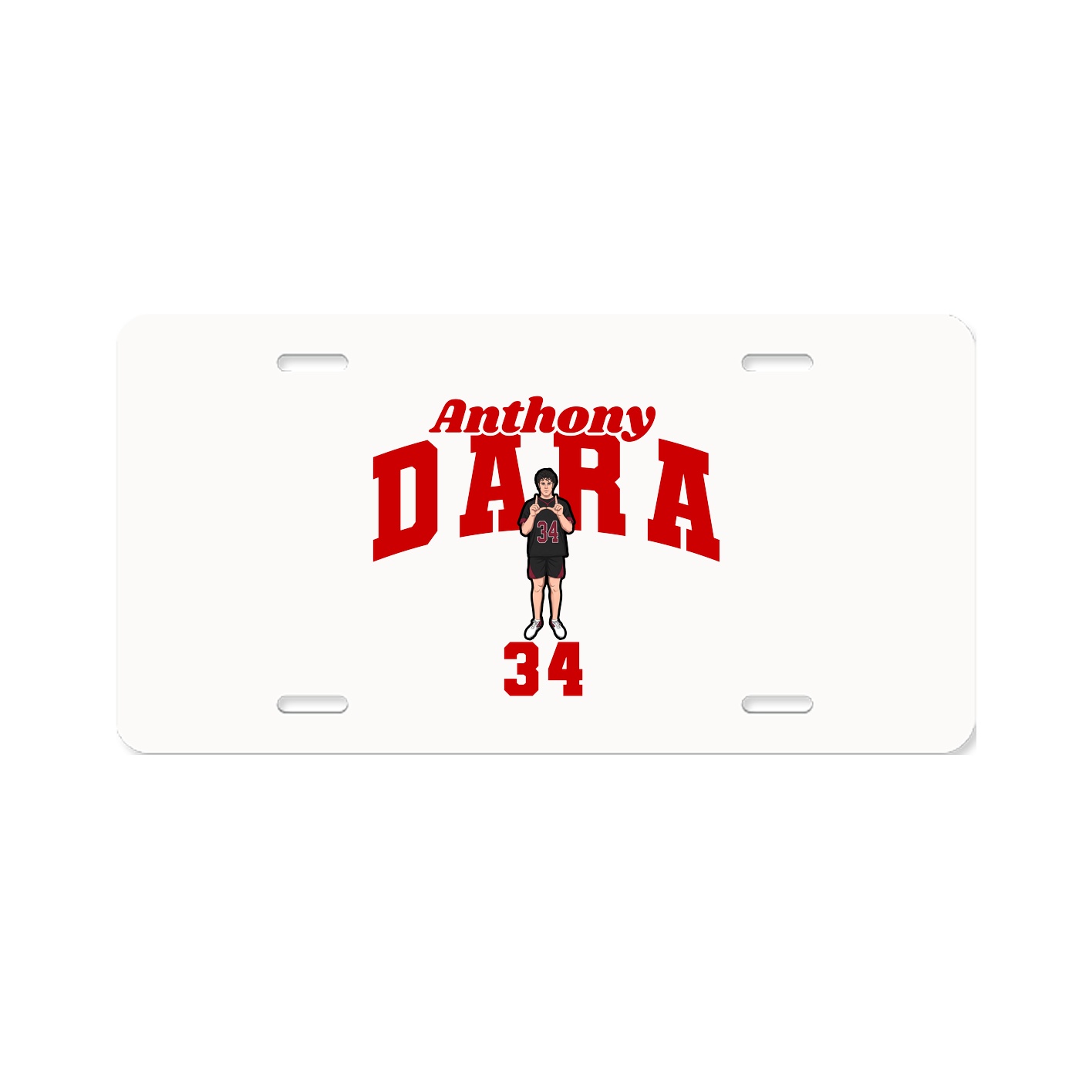 License Plate — Signature Arch in Classic