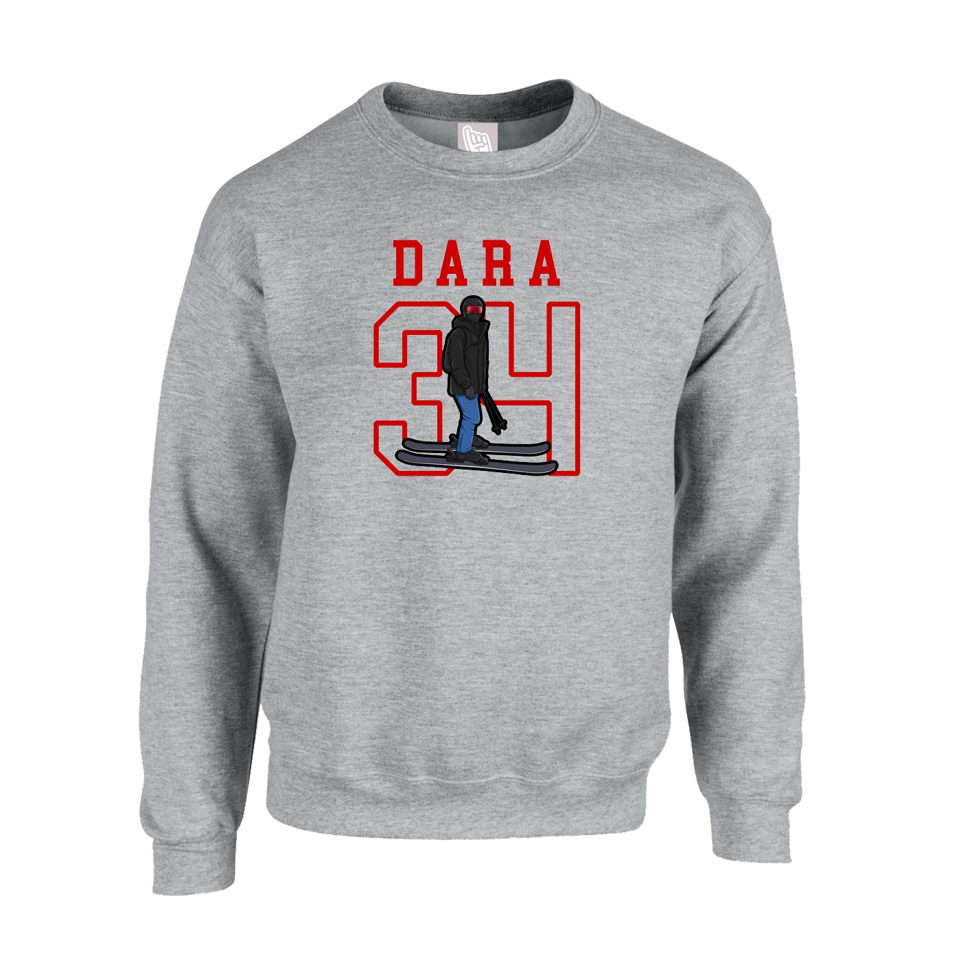 Fleece Crew — Shirsey in Grey