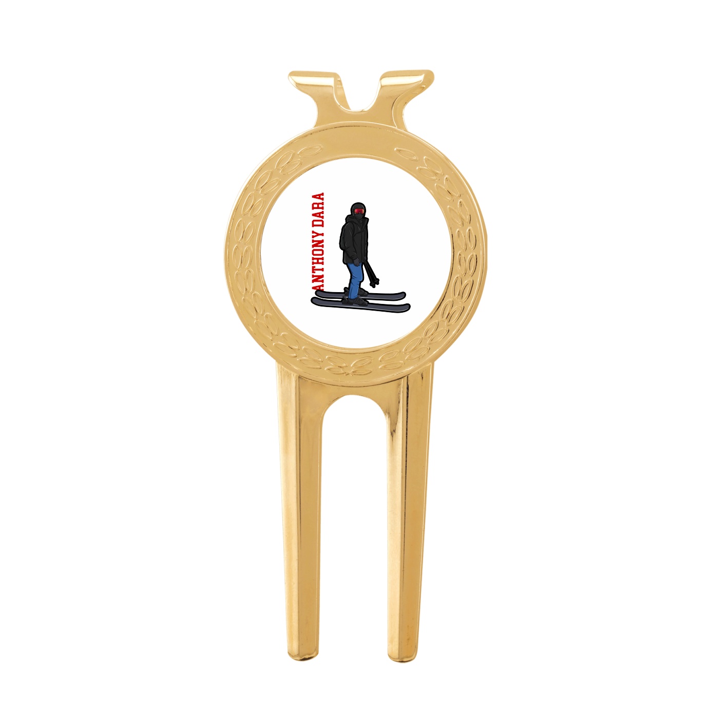 Divot Tool with Ball Marker — Name Vertical in Classic