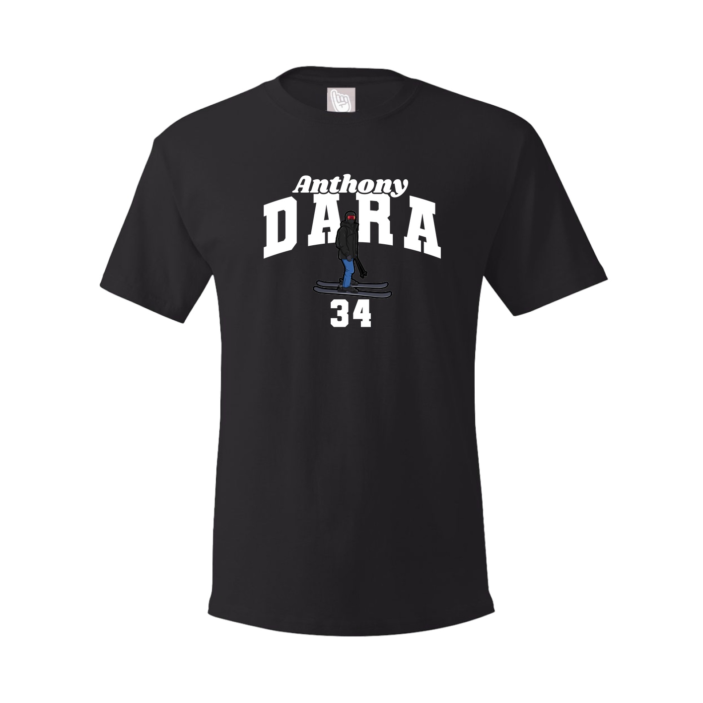 Youth Tee — Signature Arch in Black