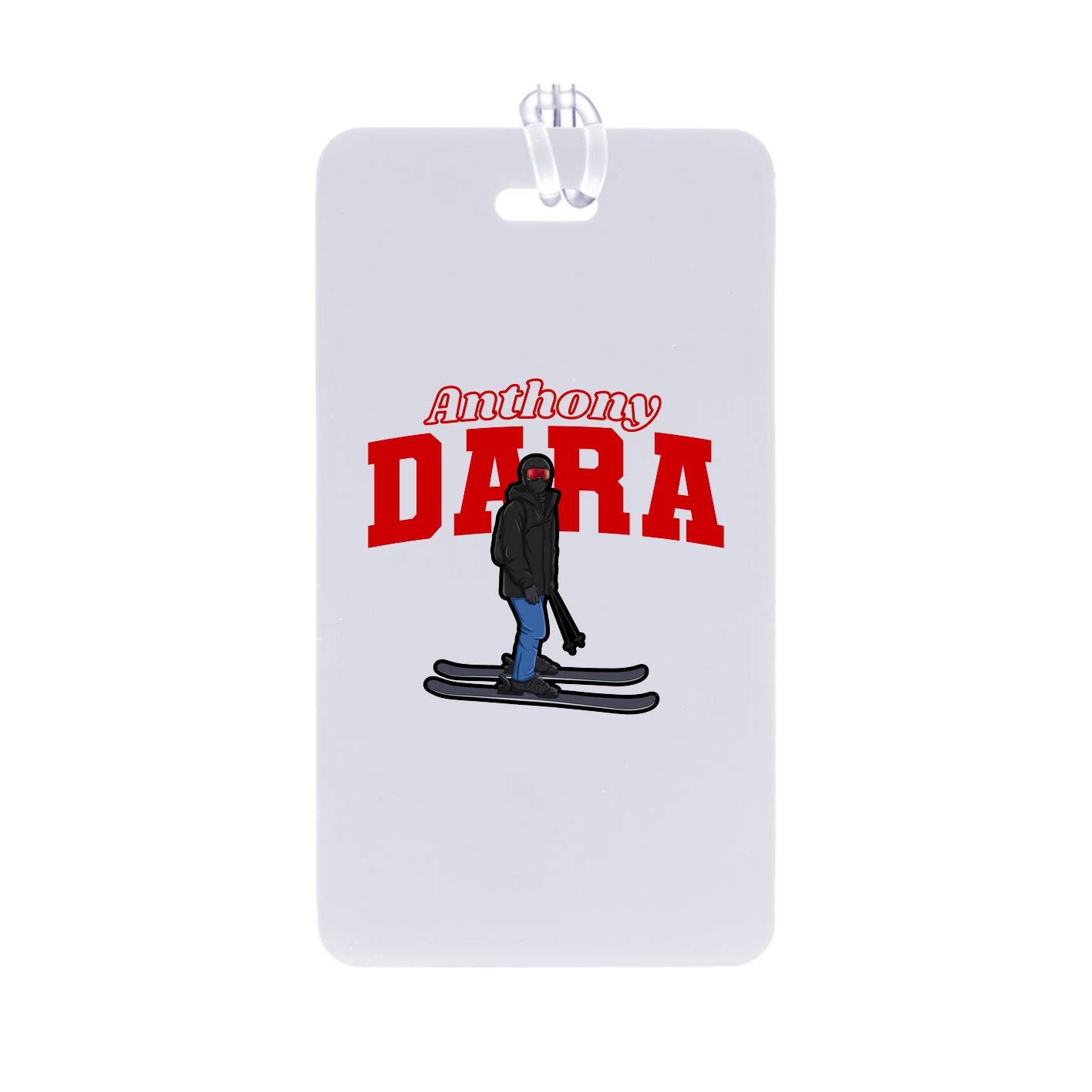 Bag Tag — Name Arch in Classic