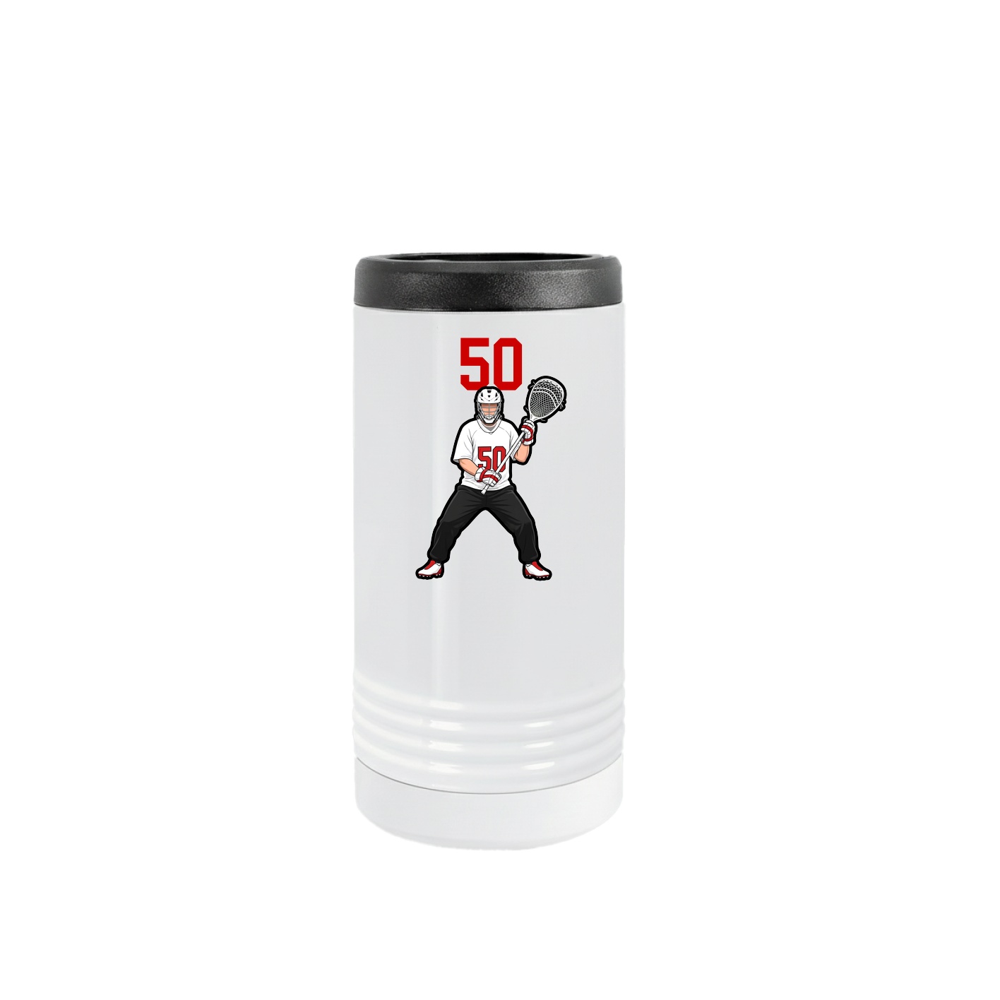 Slim Beverage Holder — Number Top in White