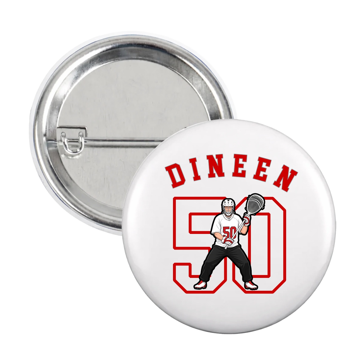 Game Day Button — Shirsey Arch in White
