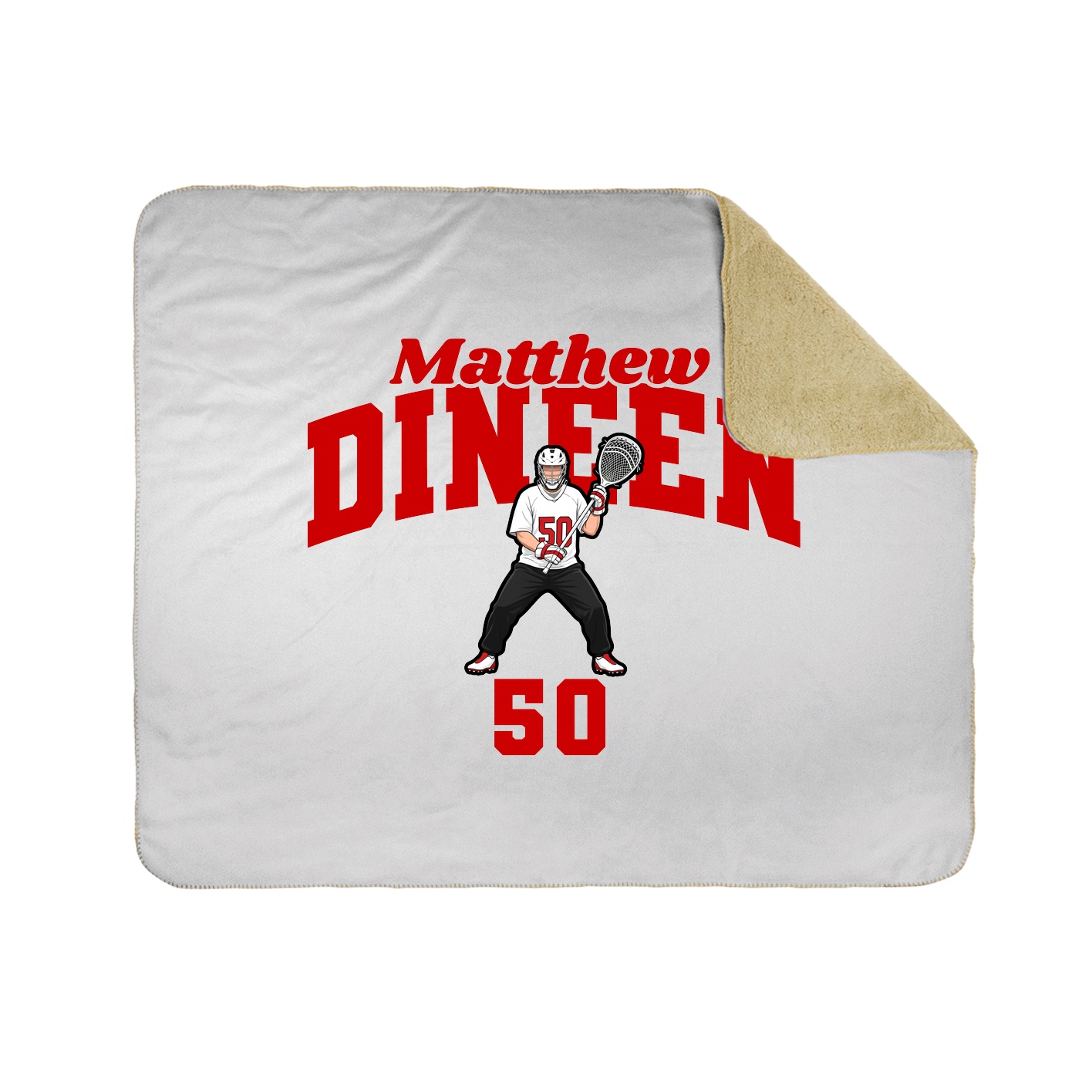 Throw Blanket — Signature Arch in White
