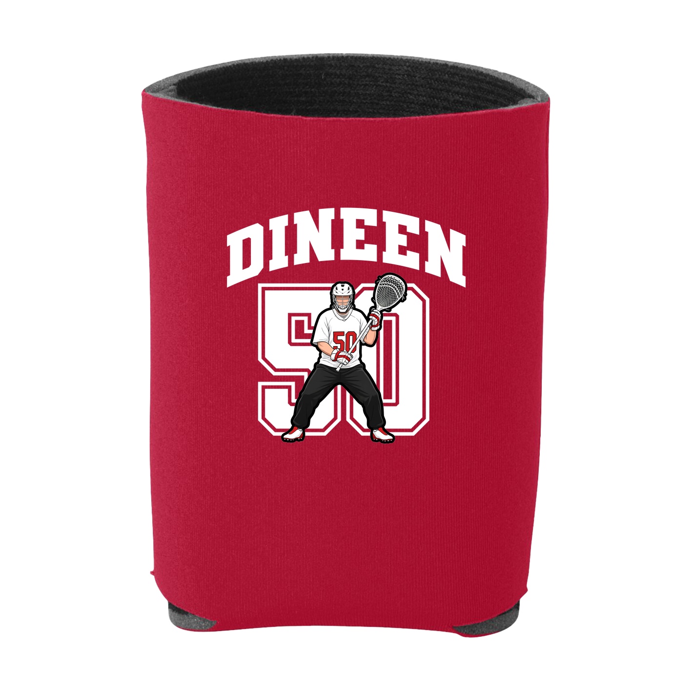 Can Holder — Number in Red