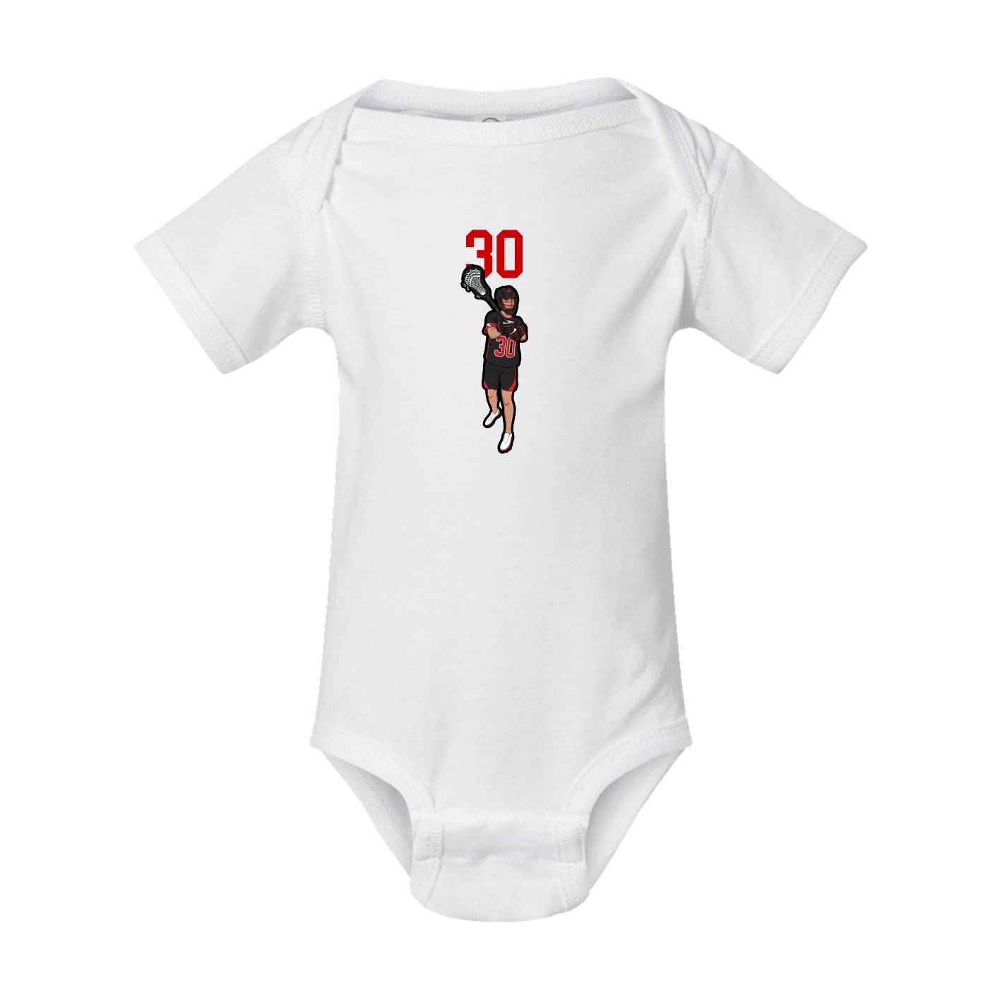 Baby Onesie — Number Top in White