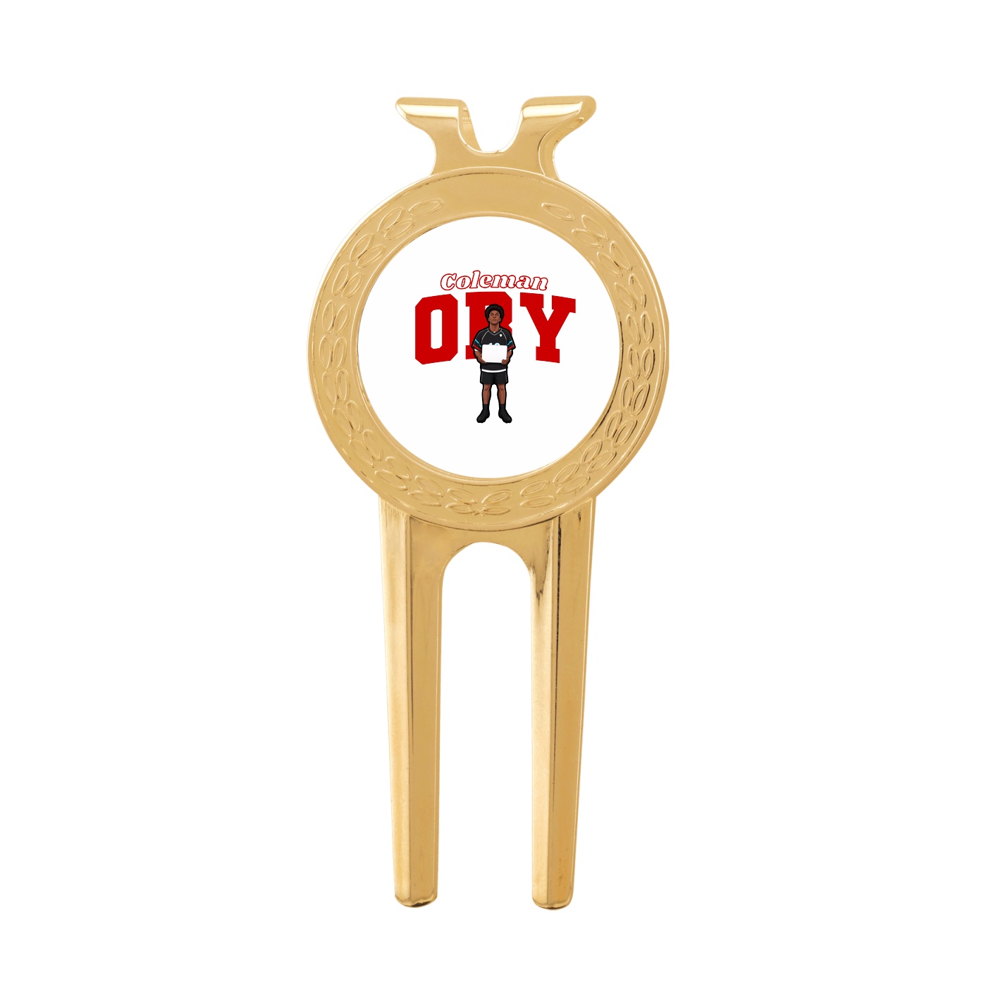 Divot Tool with Ball Marker — Name Arch in Classic